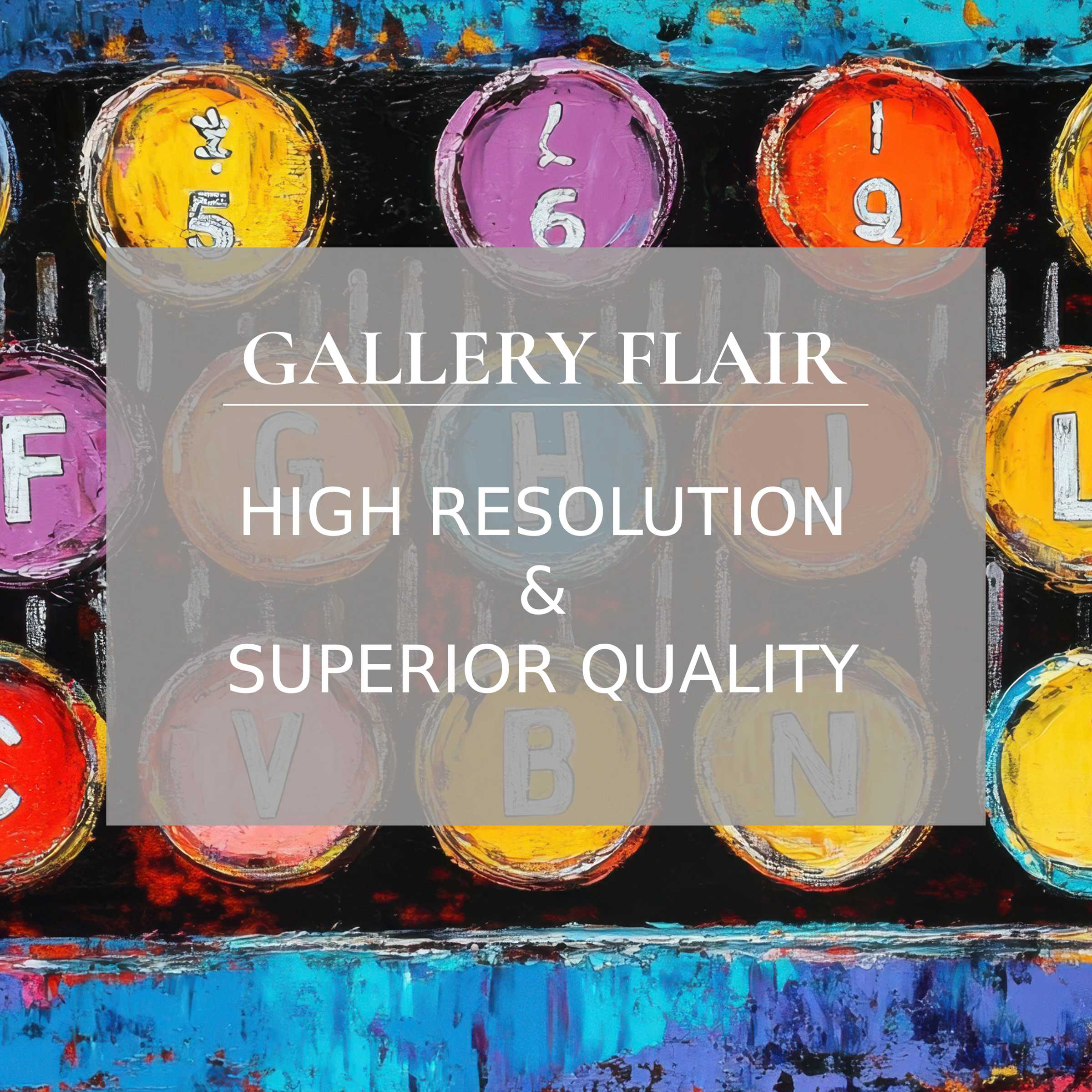 Vibrant pop art Frame TV picture showcasing vivid colors and impeccable resolution for elegant, modern home decor