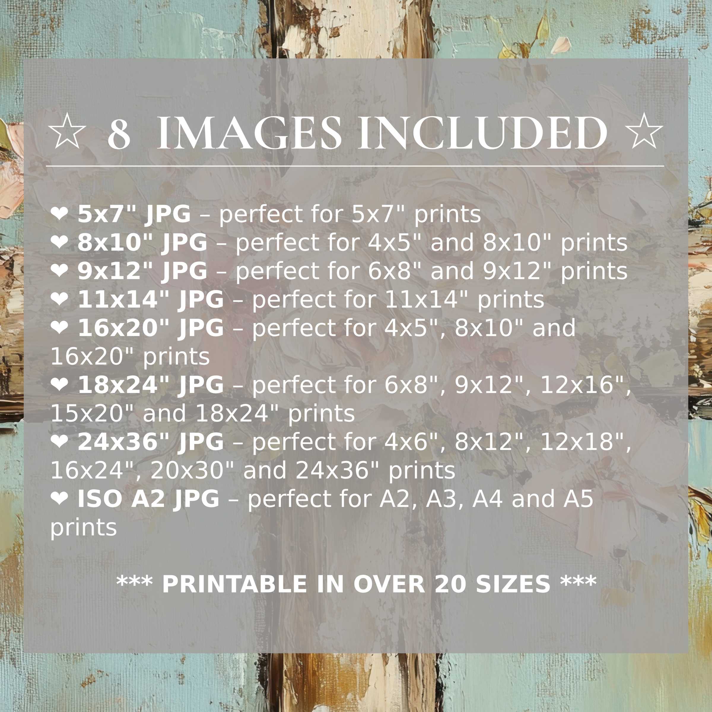 Radiant Easter digital print in soft pastels and warm neutrals, offered in 8 high-quality sizes included with download, perfect for elevating modern interiors with versatile style