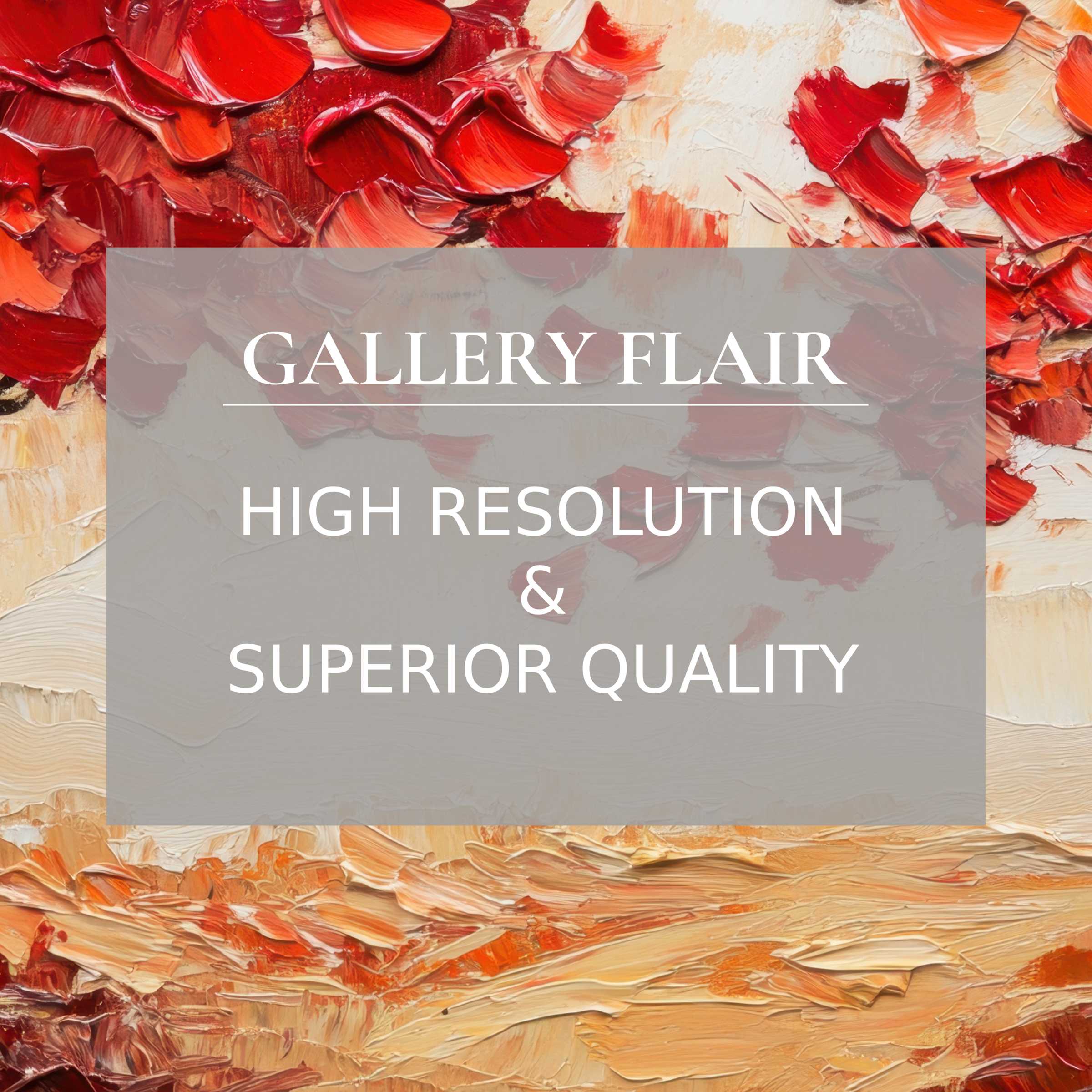 Vivid fall Frame TV picture with rich texture and elegant brushstrokes, delivering supreme resolution and clarity for refined decor