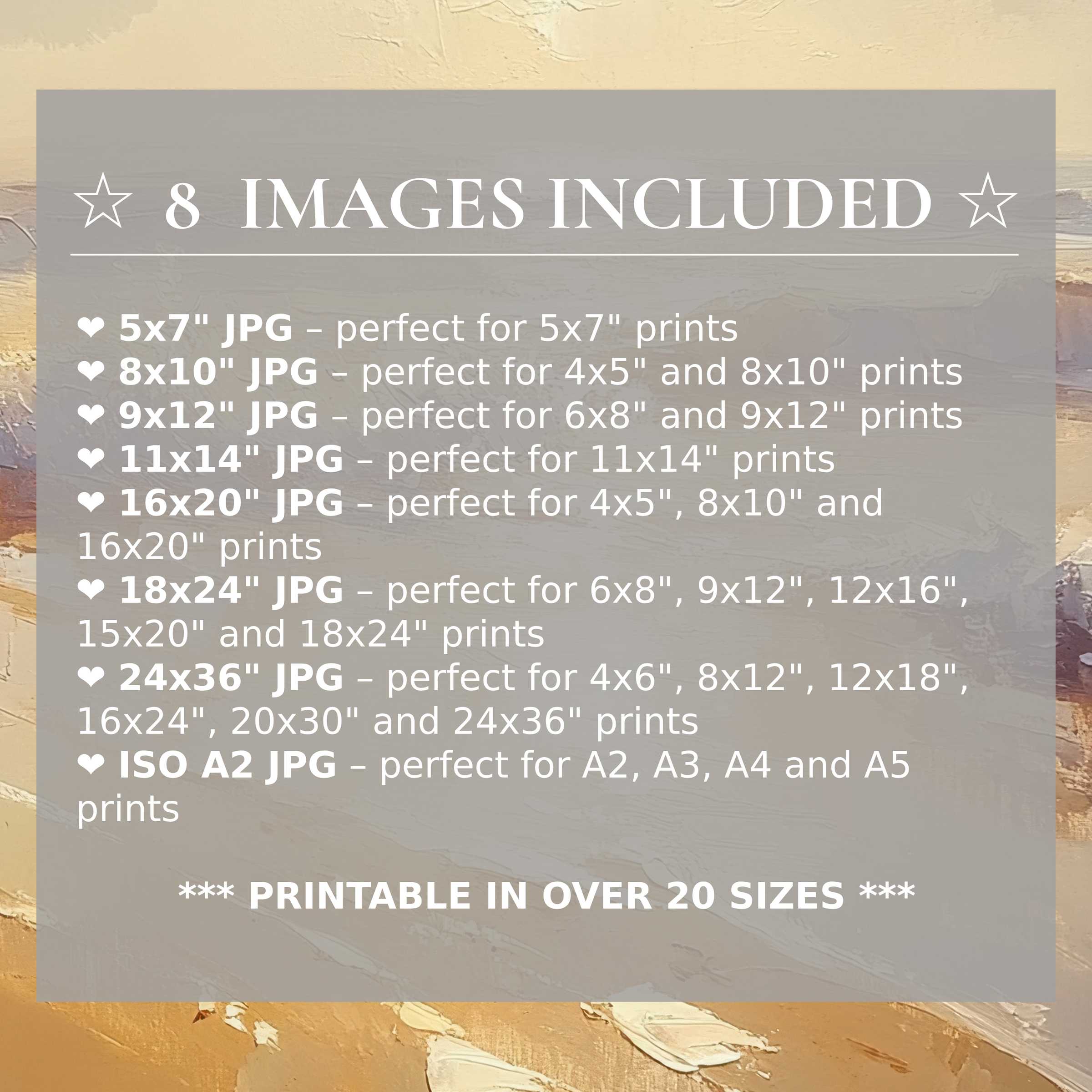 Radiant summer digital print in soft sunlit hues, elevating modern interiors with timeless style and 8 high-quality sizes included