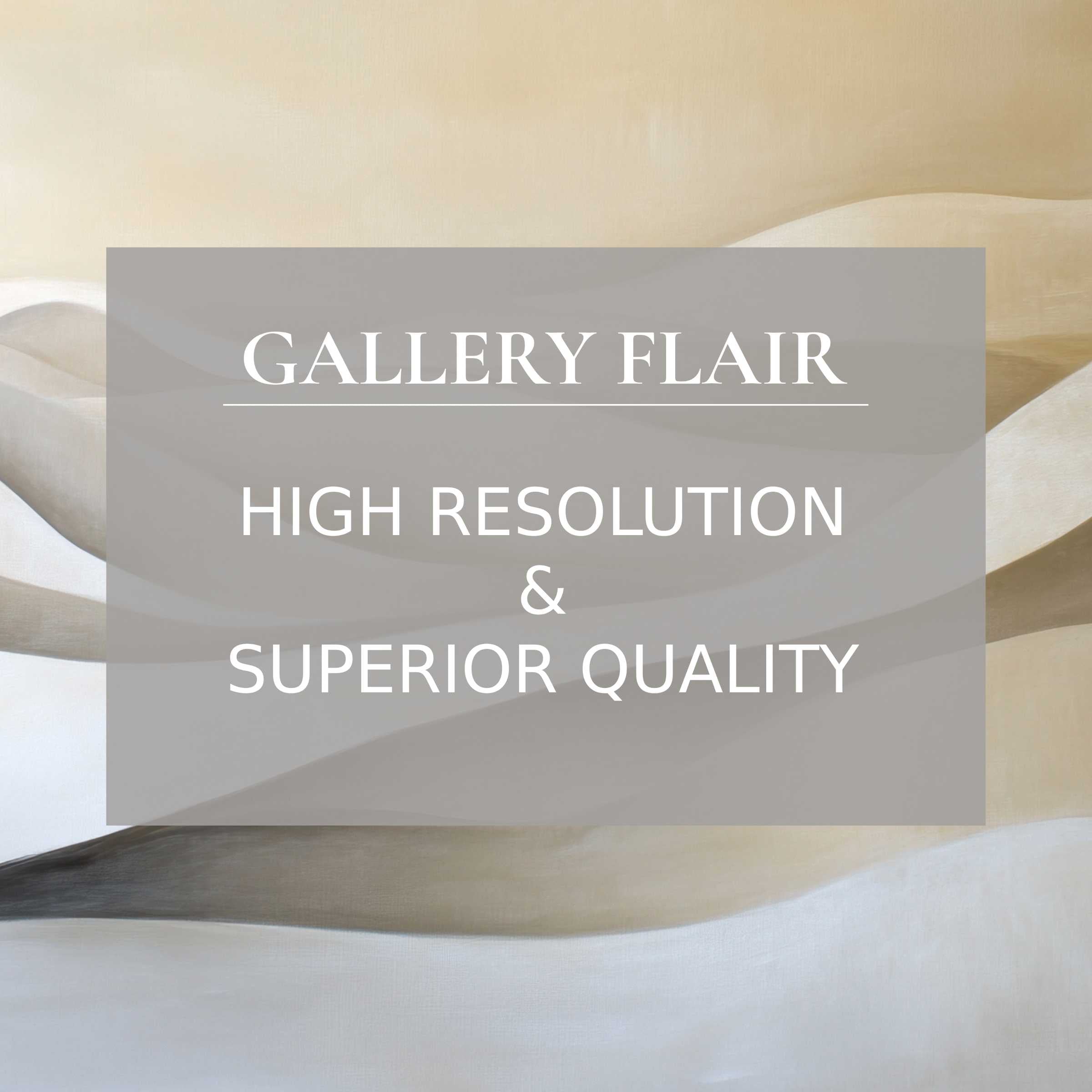 Elegant abstract waves in soft neutrals showcase refined resolution and clarity in this neutral Frame TV picture