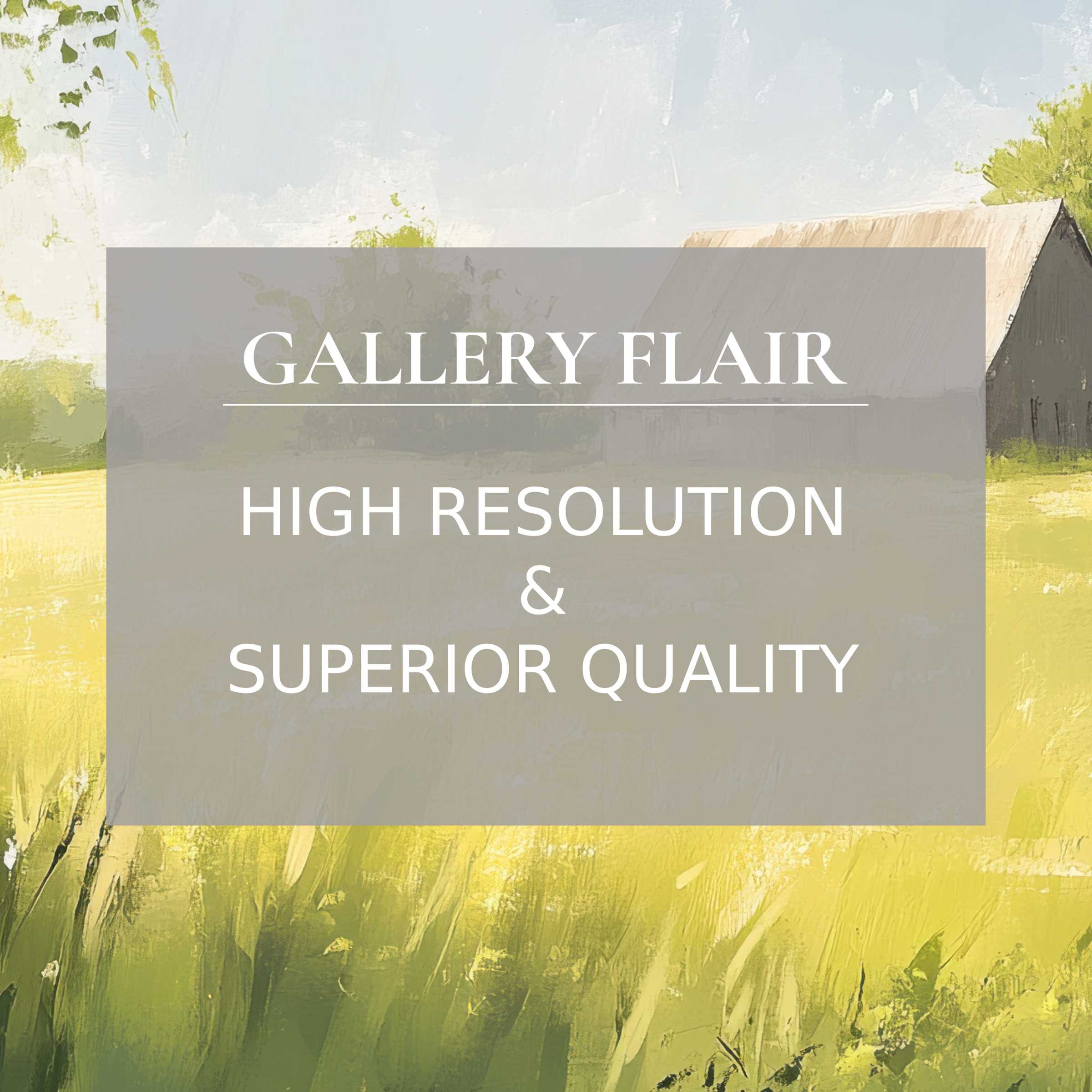 Elegant farmhouse Frame TV picture showcasing high-resolution pastoral scenes with refined clarity and superior visual quality