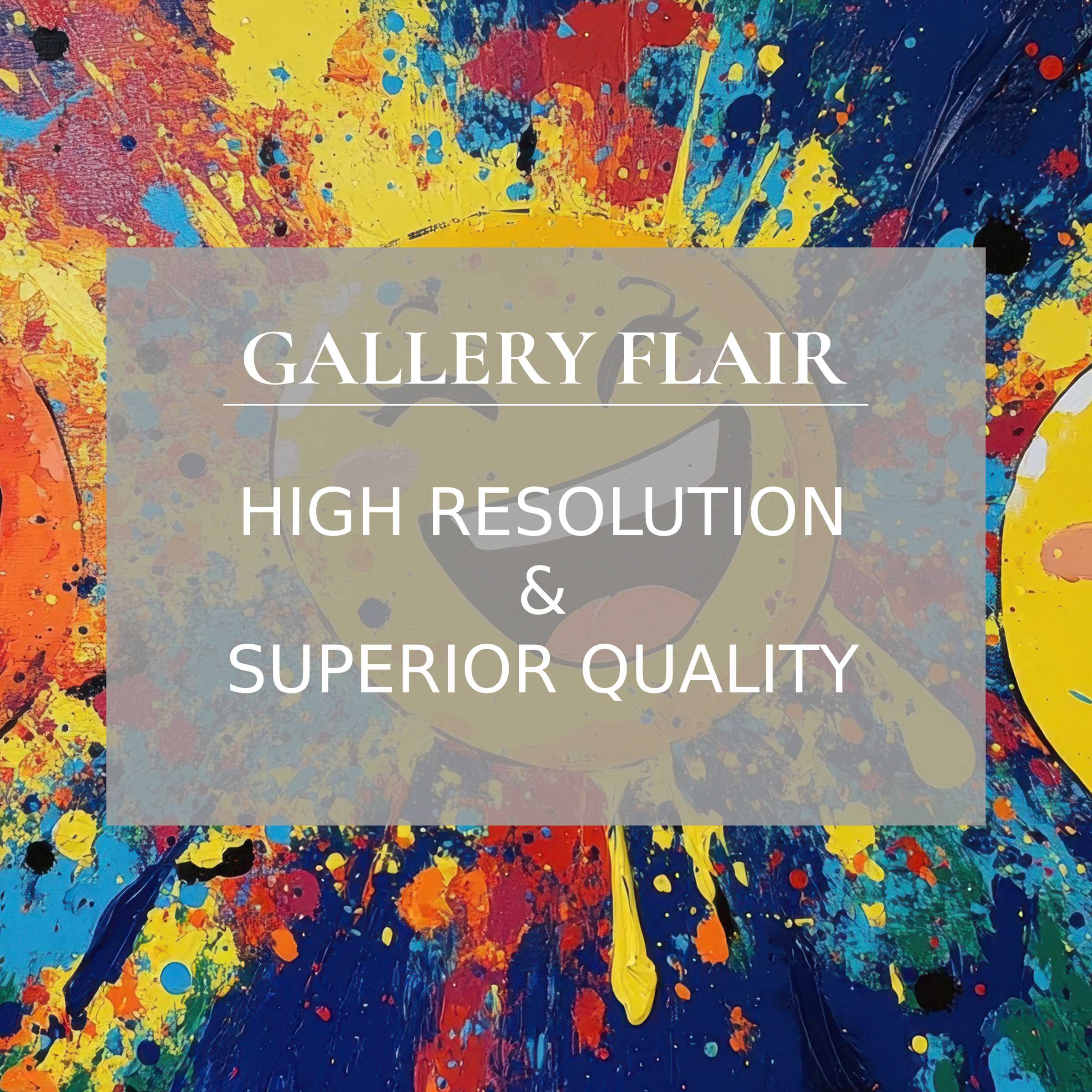 Vivid pop art Frame TV picture showcasing elegant splashes of color with superior resolution and refined visual clarity