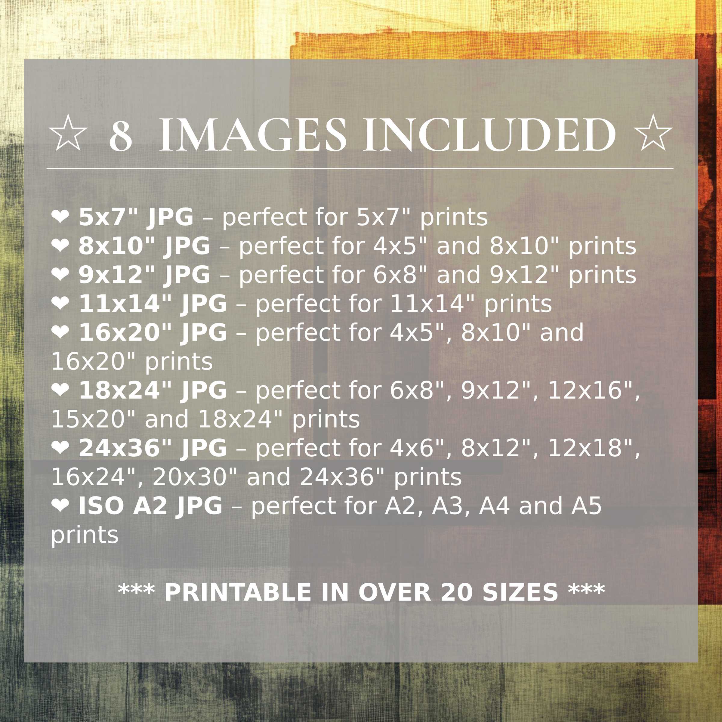 Radiant abstract digital print in warm gold and muted earth tones, included in 8 high-quality sizes to elevate modern interiors with versatile elegance