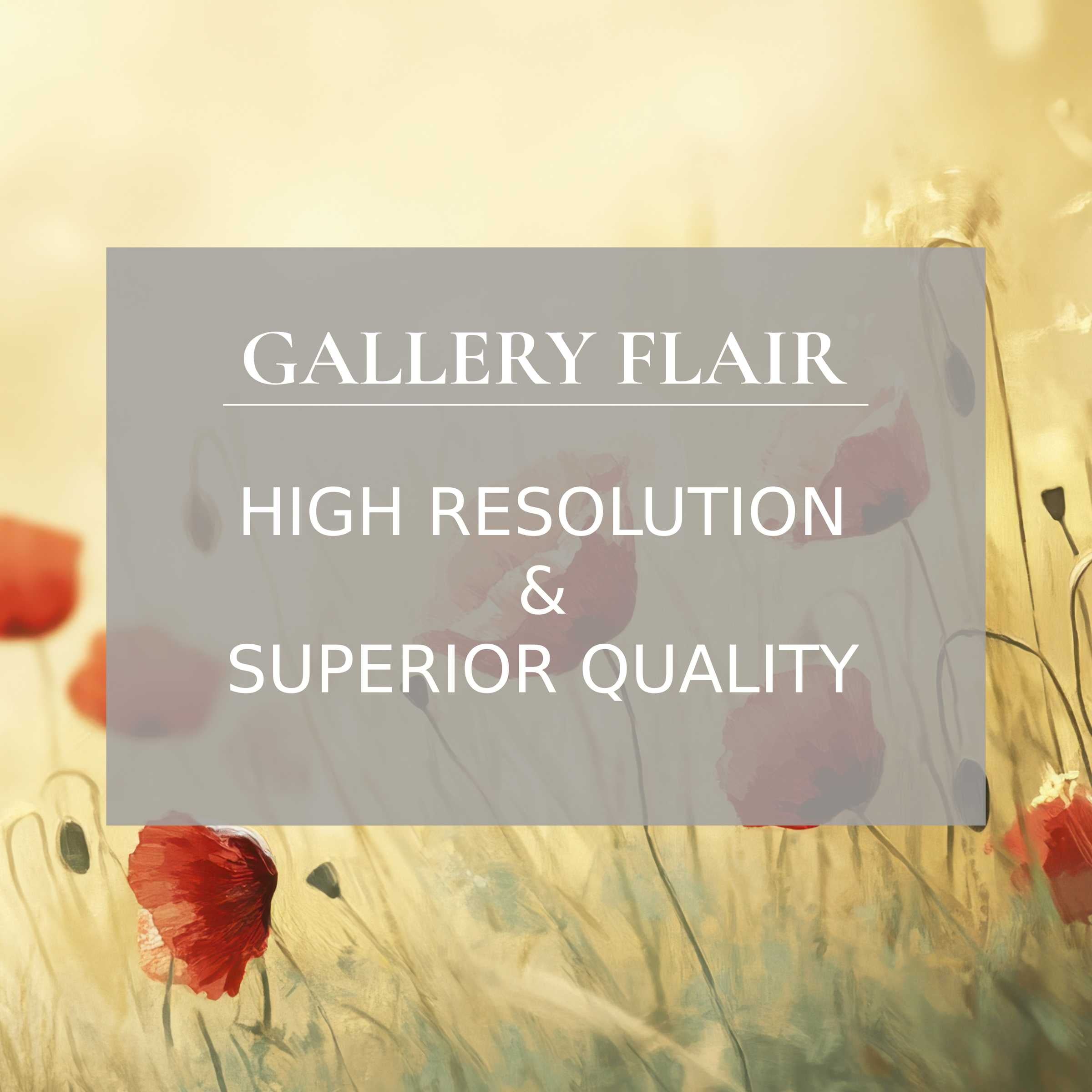Radiant spring printable art featuring delicate poppies in soft golden light, elevating modern interiors with premium detail