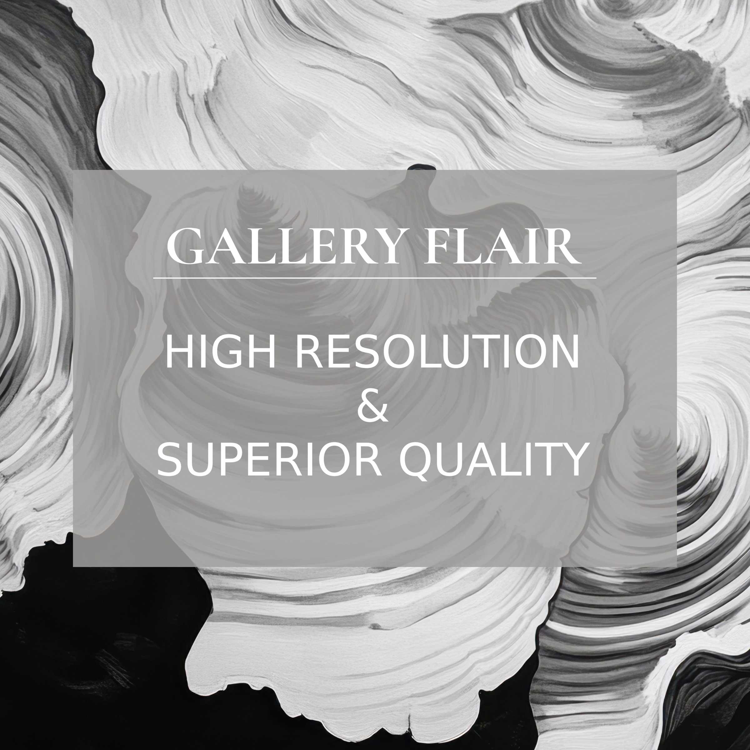 Elegant black and white Frame TV picture with refined abstract textures, high resolution, and exceptional visual clarity