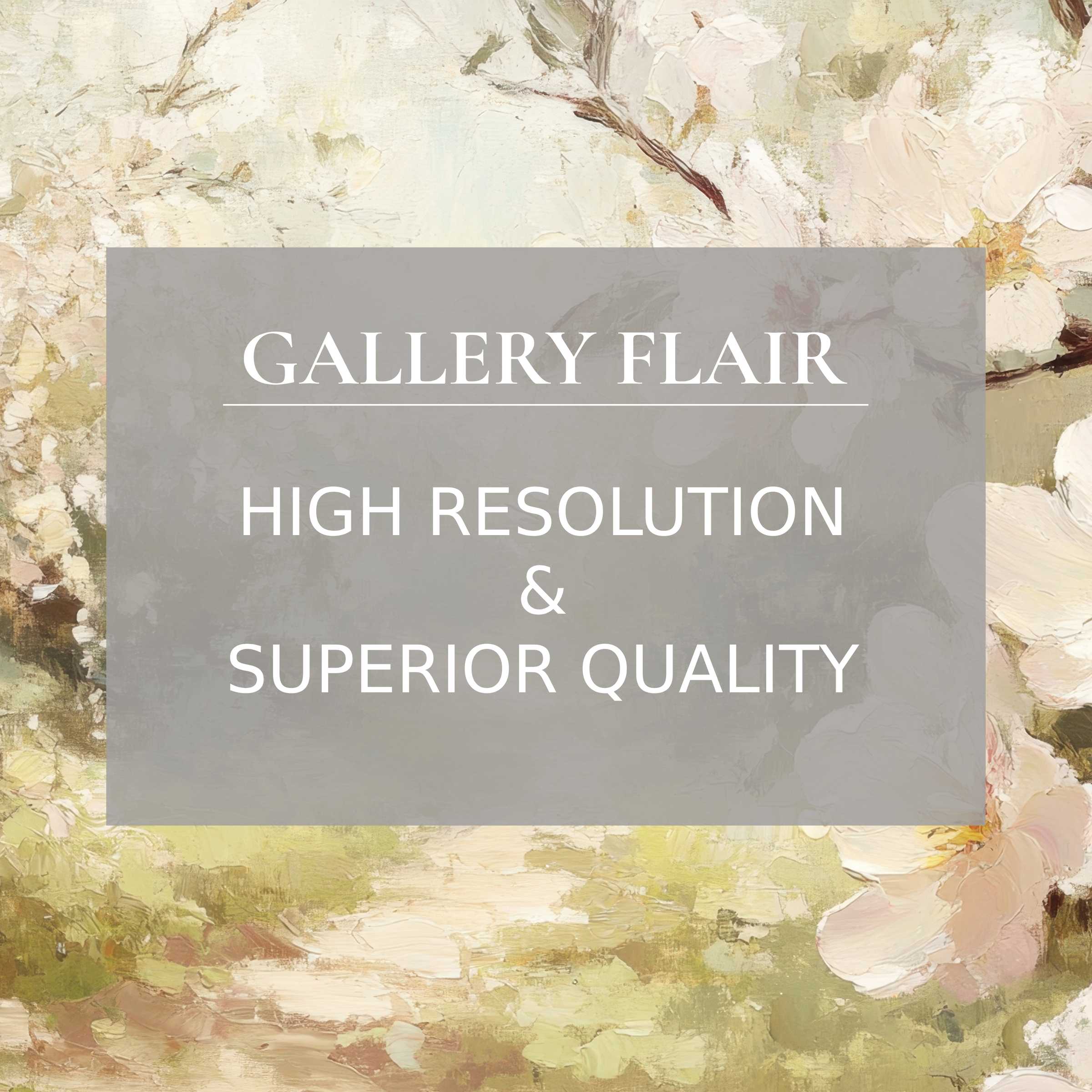 Elegant tree printable art with soft blossoms and textured brushstrokes, radiating a calming, refined ambiance perfect for modern interiors