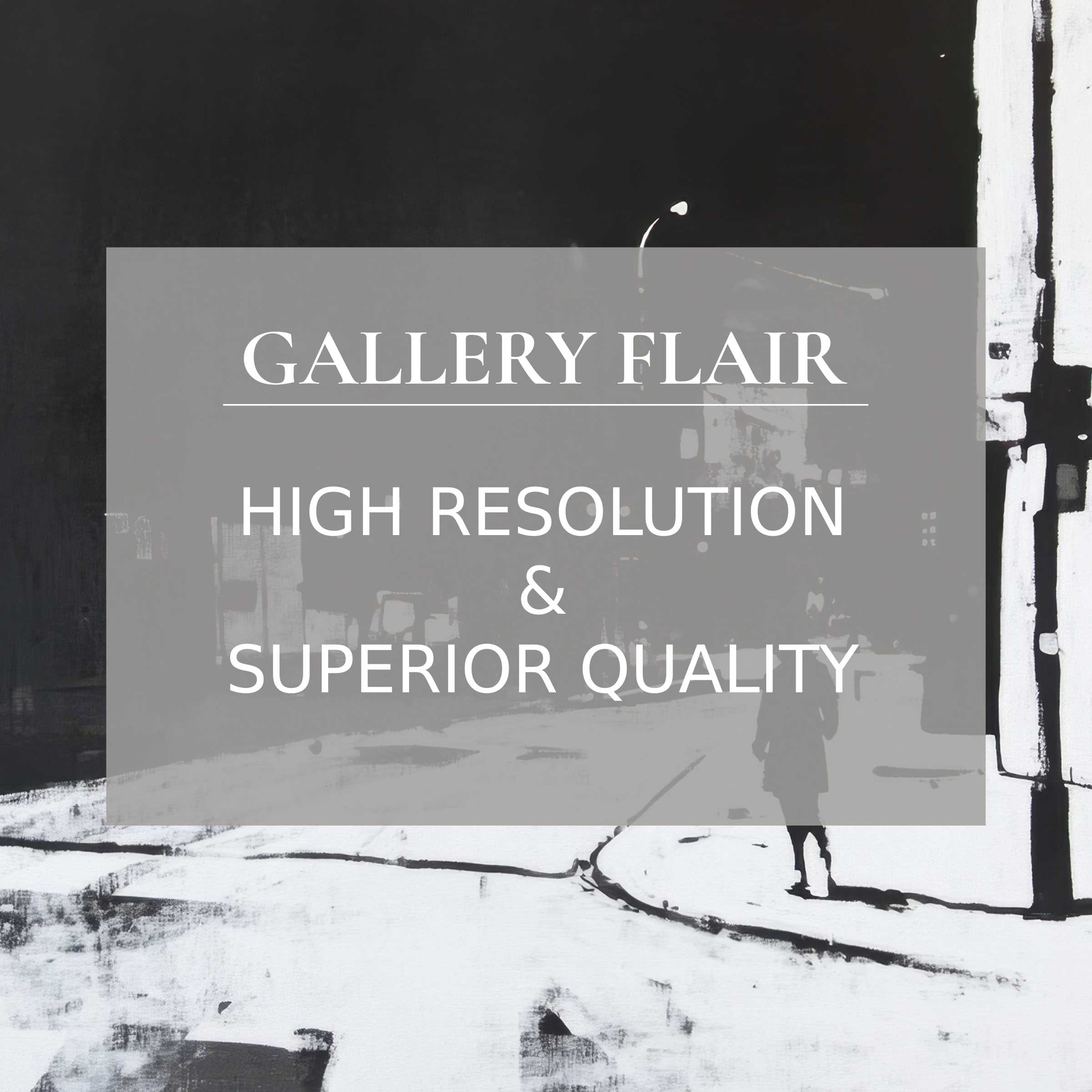Elegant monochrome street art Frame TV picture with sharp contrast and refined detail for sophisticated home decor