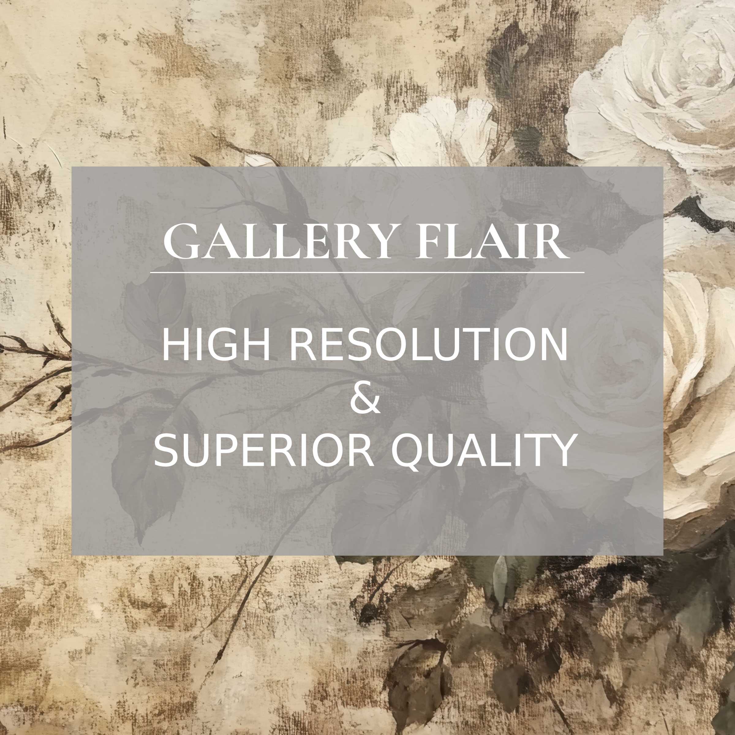 Elegant spring printable art featuring softly textured white roses and muted earth tones, radiating a calming vintage charm to elevate modern interiors with refined botanical detail