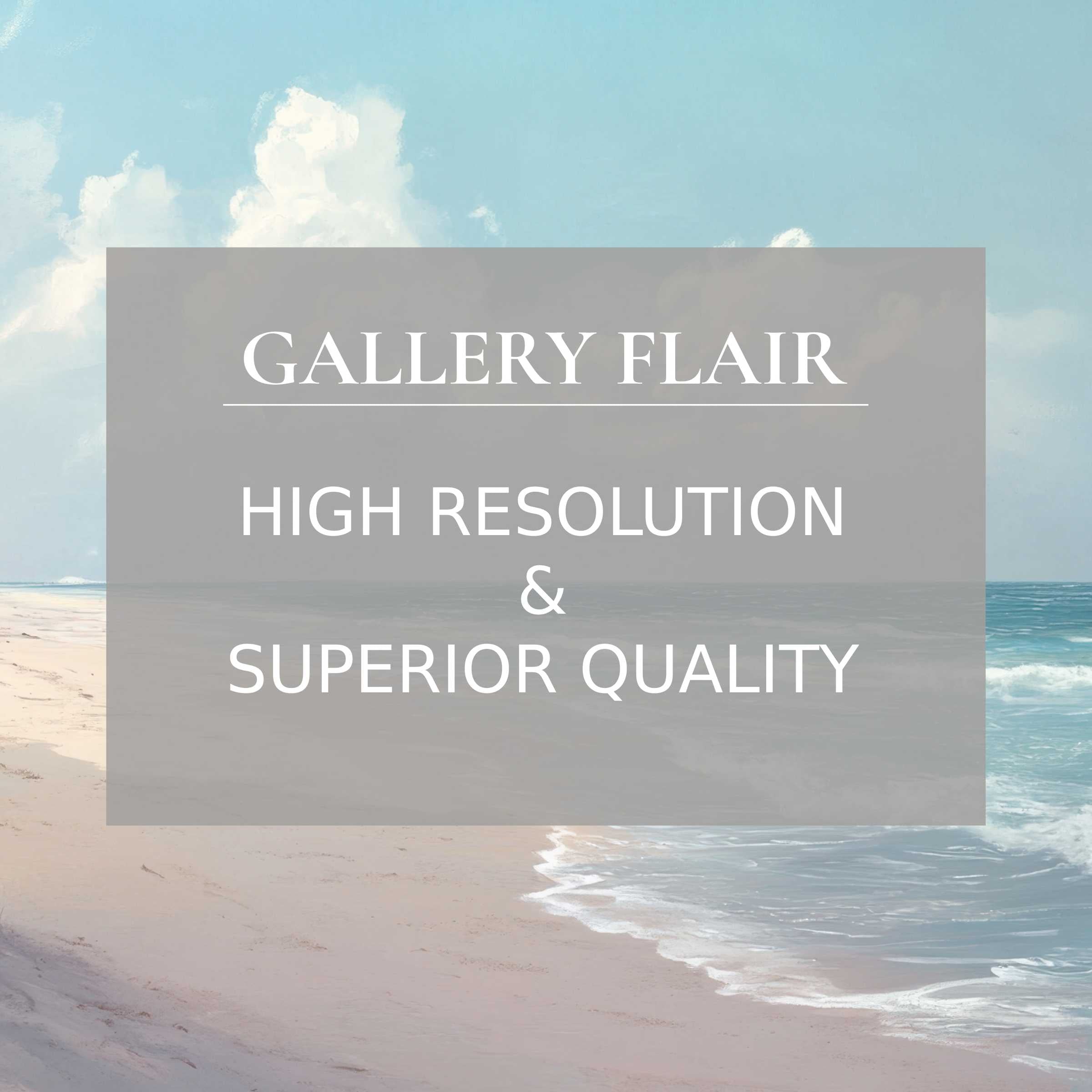 Elegant, high-resolution coastal landscape Frame TV picture showcasing refined clarity and sophisticated home decor appeal