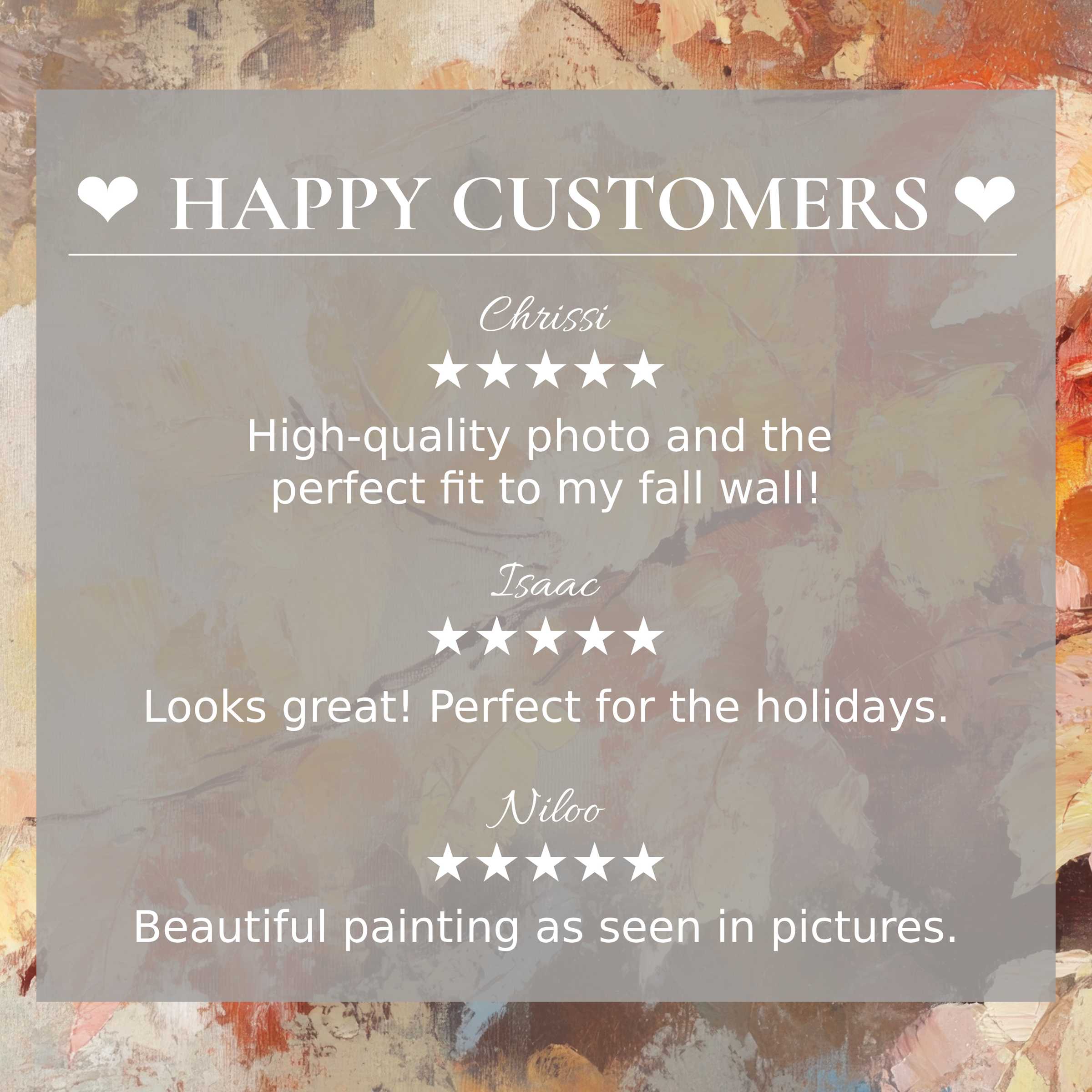 Botanical art for Frame TV with abstract sunset tones; layout inspires trust via happy customer reviews and refined style