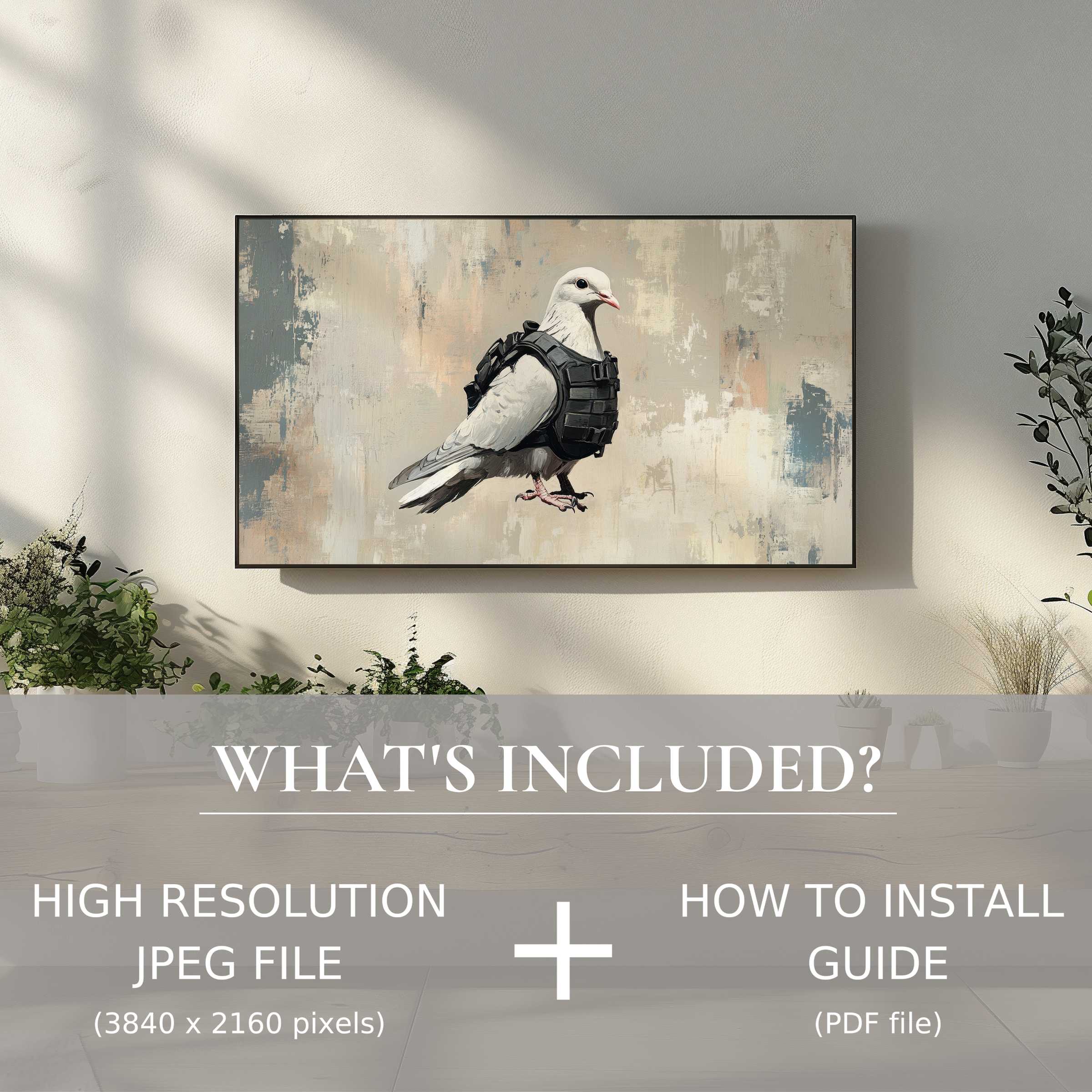 Street art digital TV art download enhances sleek living spaces with easy digital use and bold modern elegance