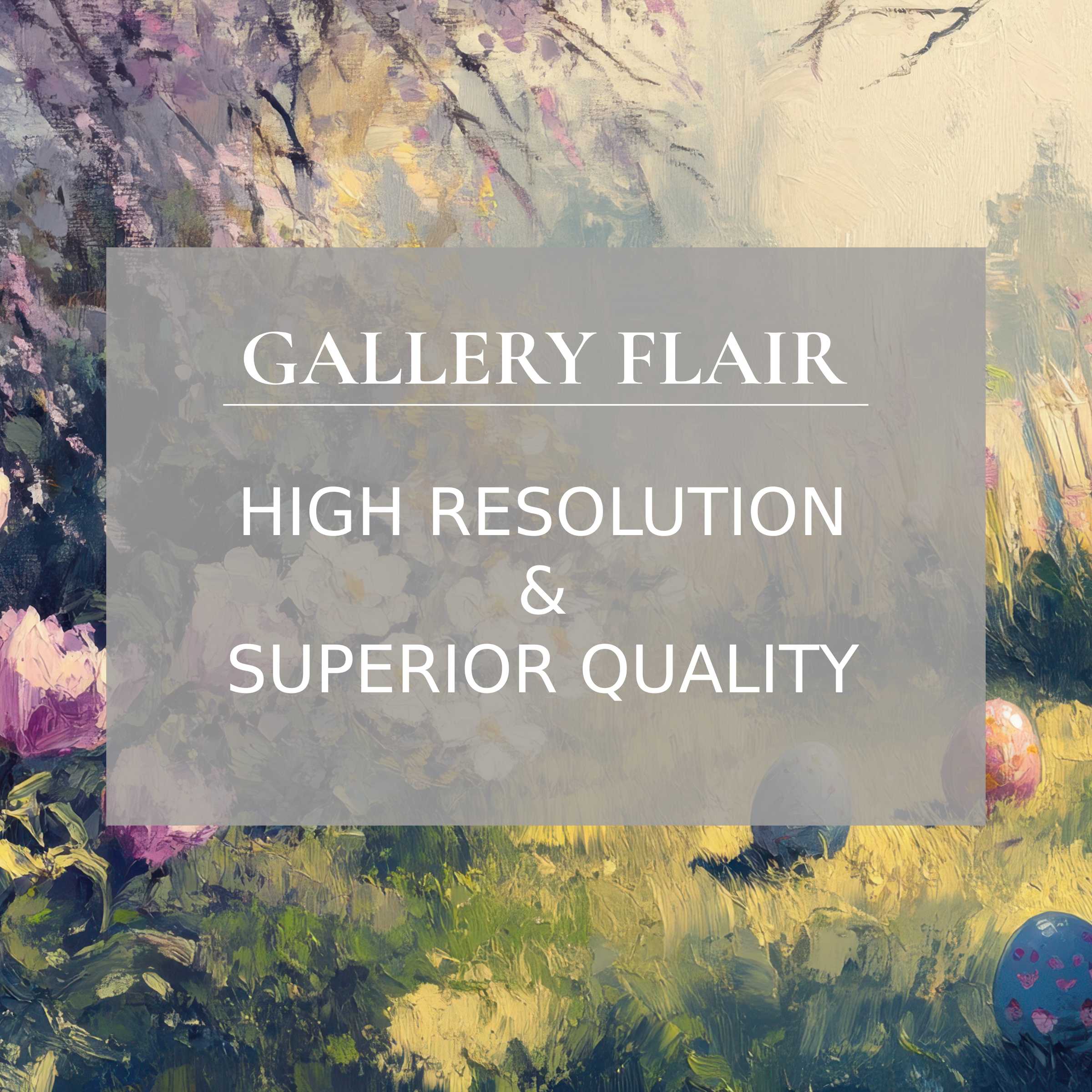 Easter printable art with radiant blooming florals and delicate pastel eggs, rendered in exquisite detail for refined modern decor