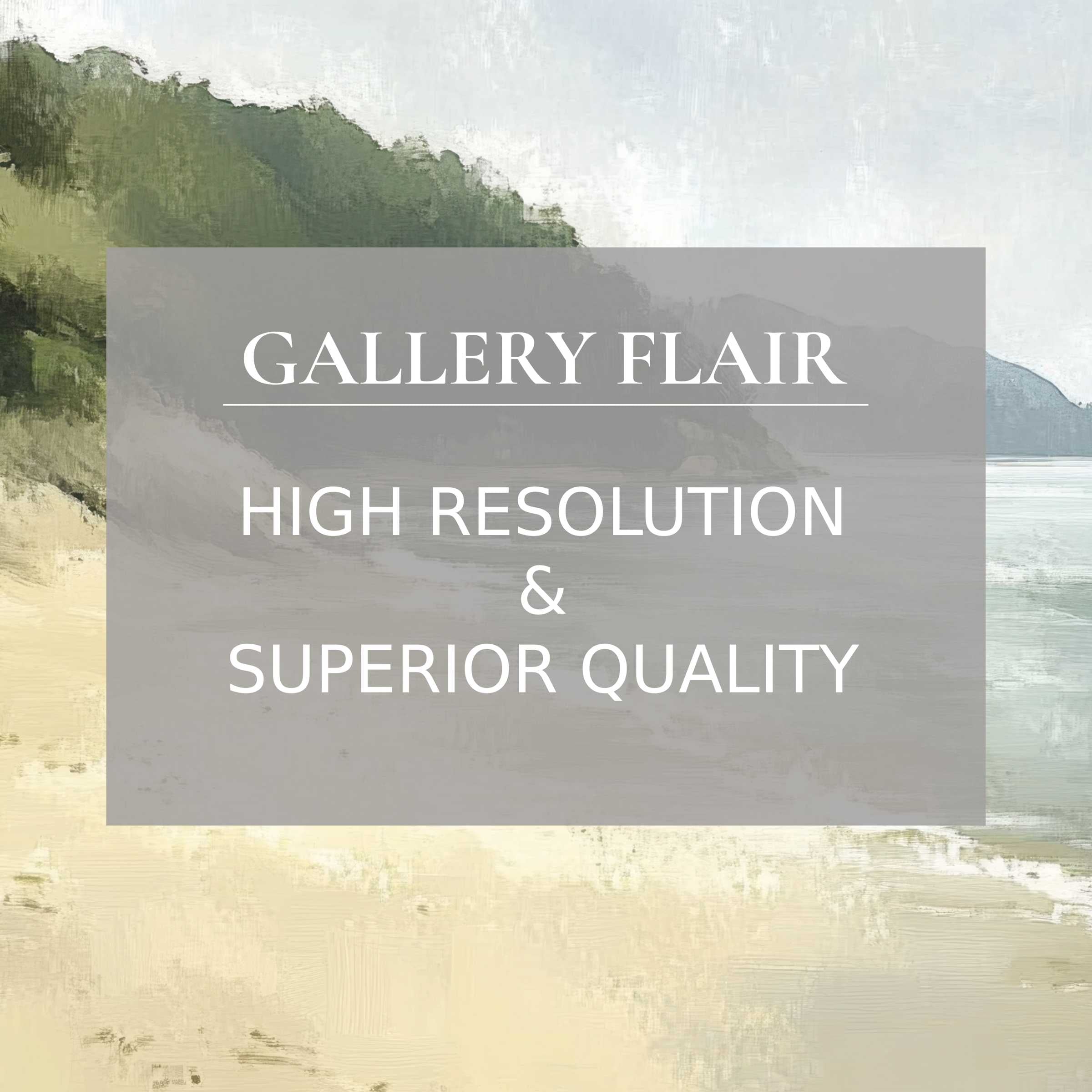 Elegant coastal Frame TV picture with soft brushstrokes, high resolution, and refined visual clarity for sophisticated decor