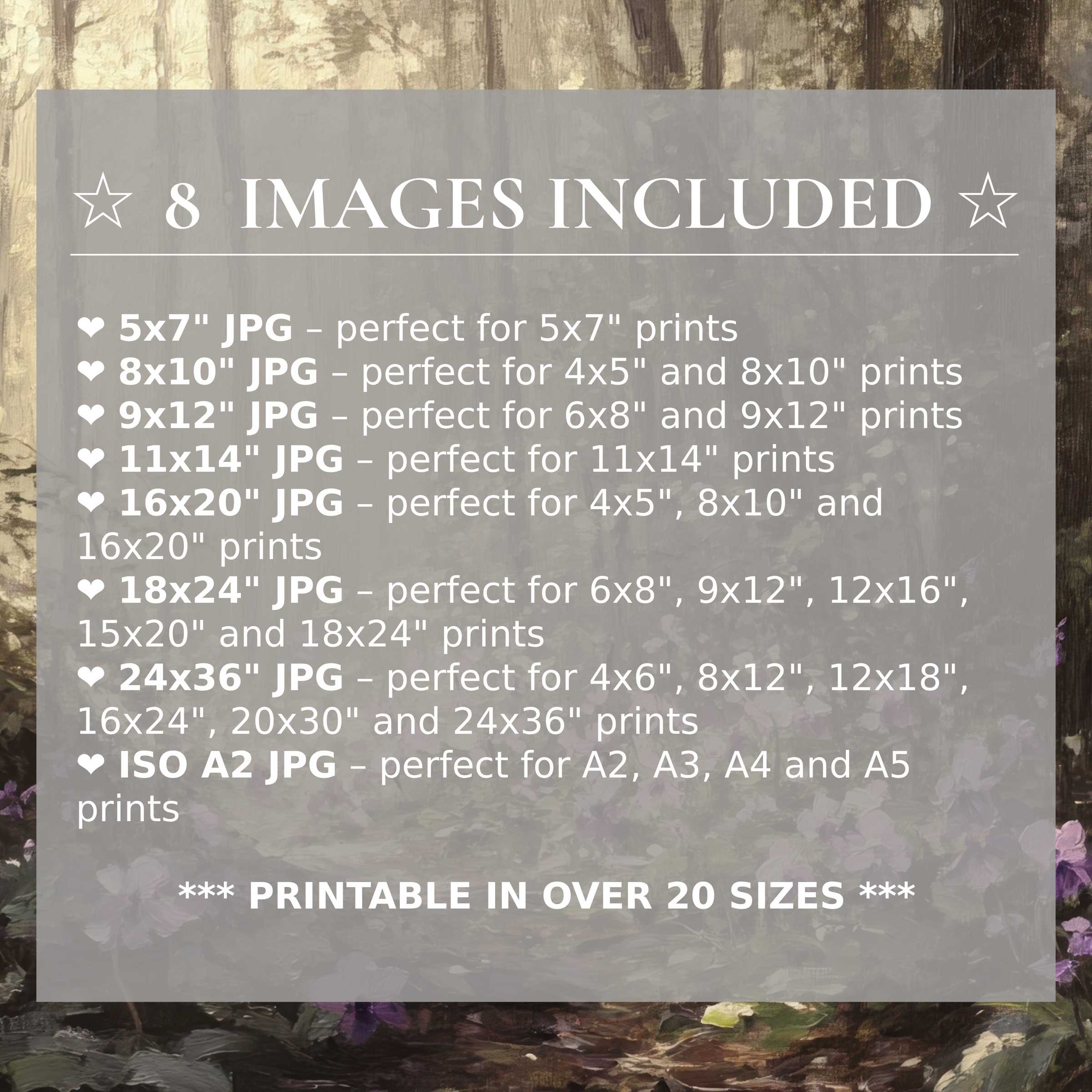 Botanical digital print in radiant gold and muted mauve hues, elevating modern interiors with timeless style; includes 8 high-quality sizes