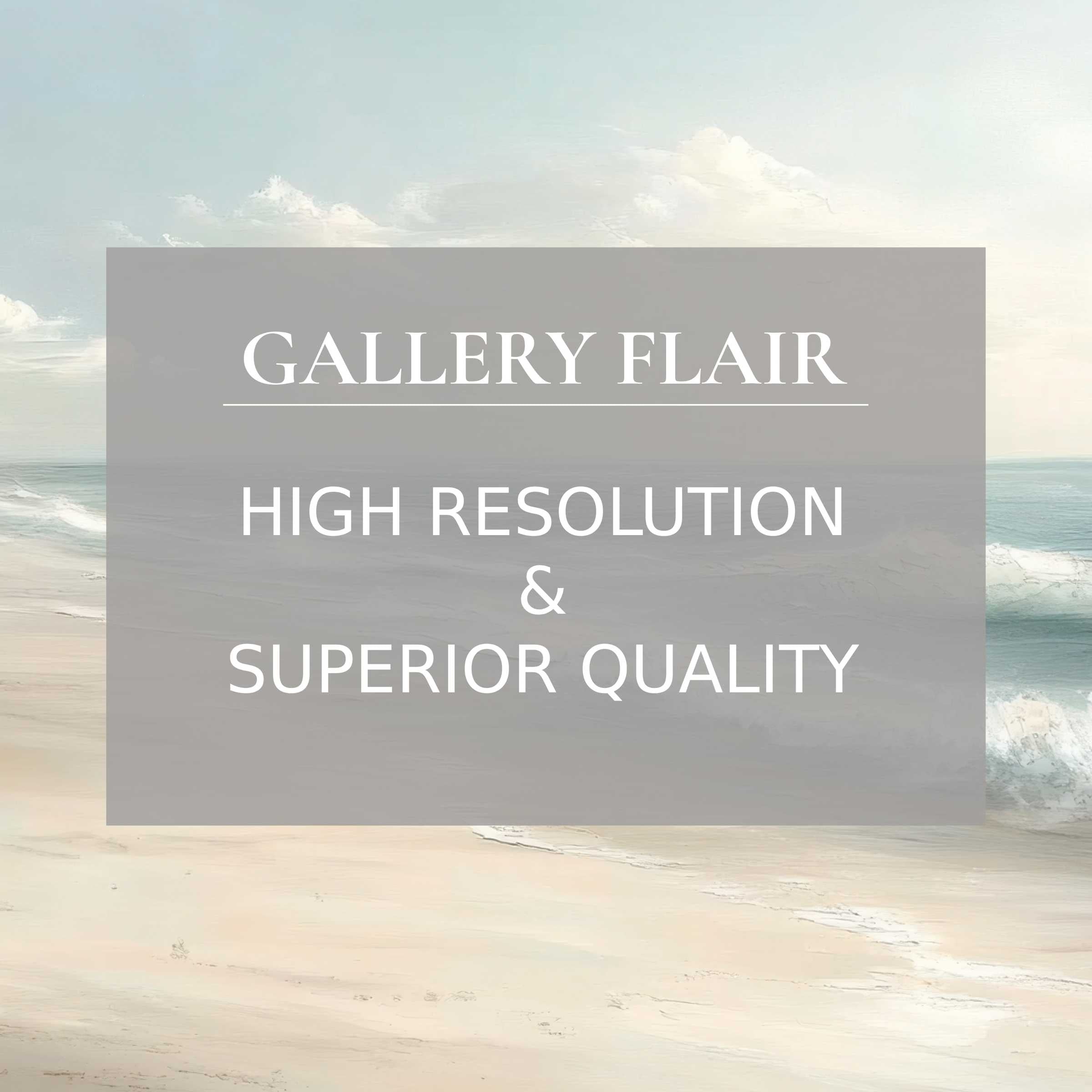 Elegant seascape in soft hues with exquisite detail and clarity, perfect for a refined landscape Frame TV picture