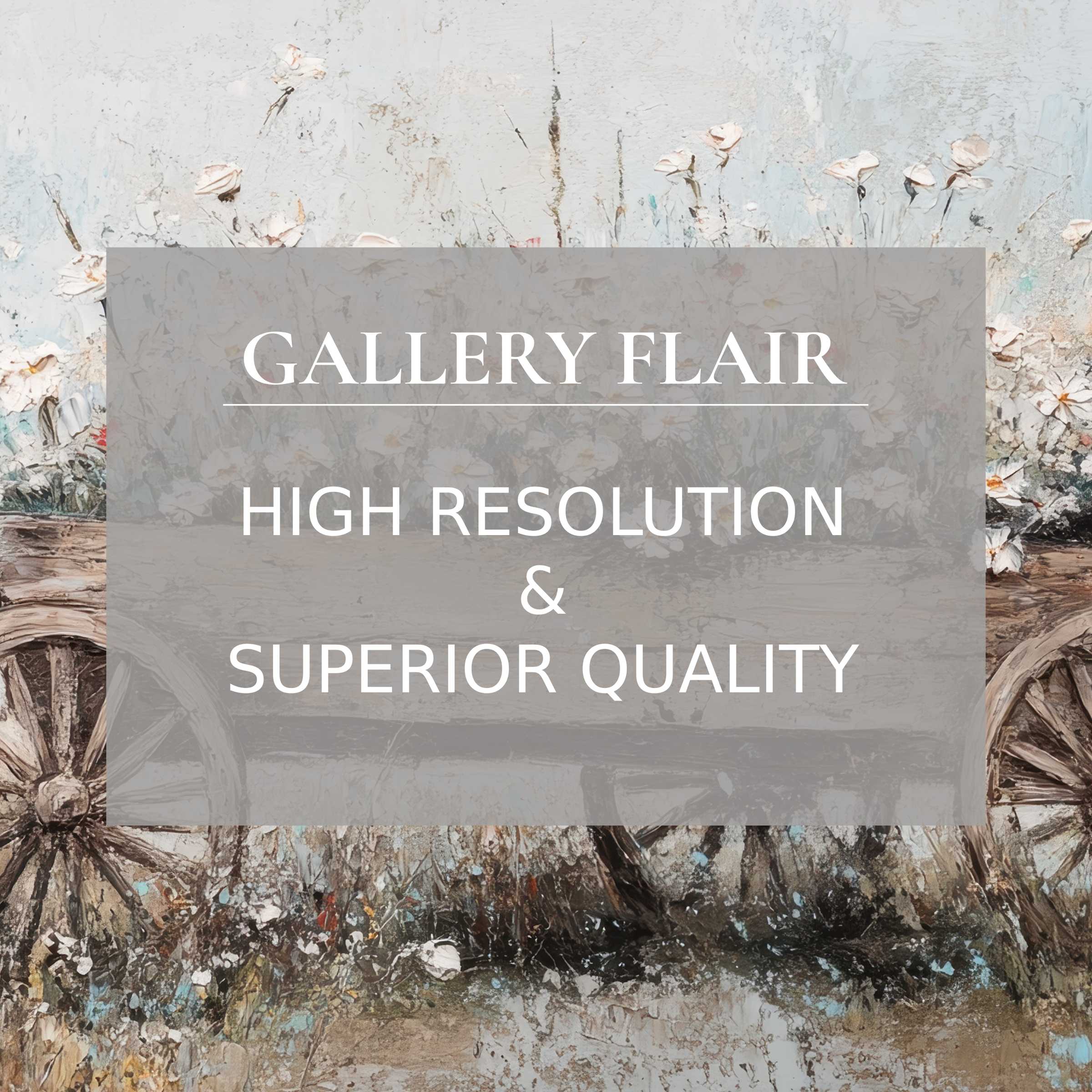 Elegant farmhouse Frame TV picture showcasing textured floral art with refined resolution and visual clarity