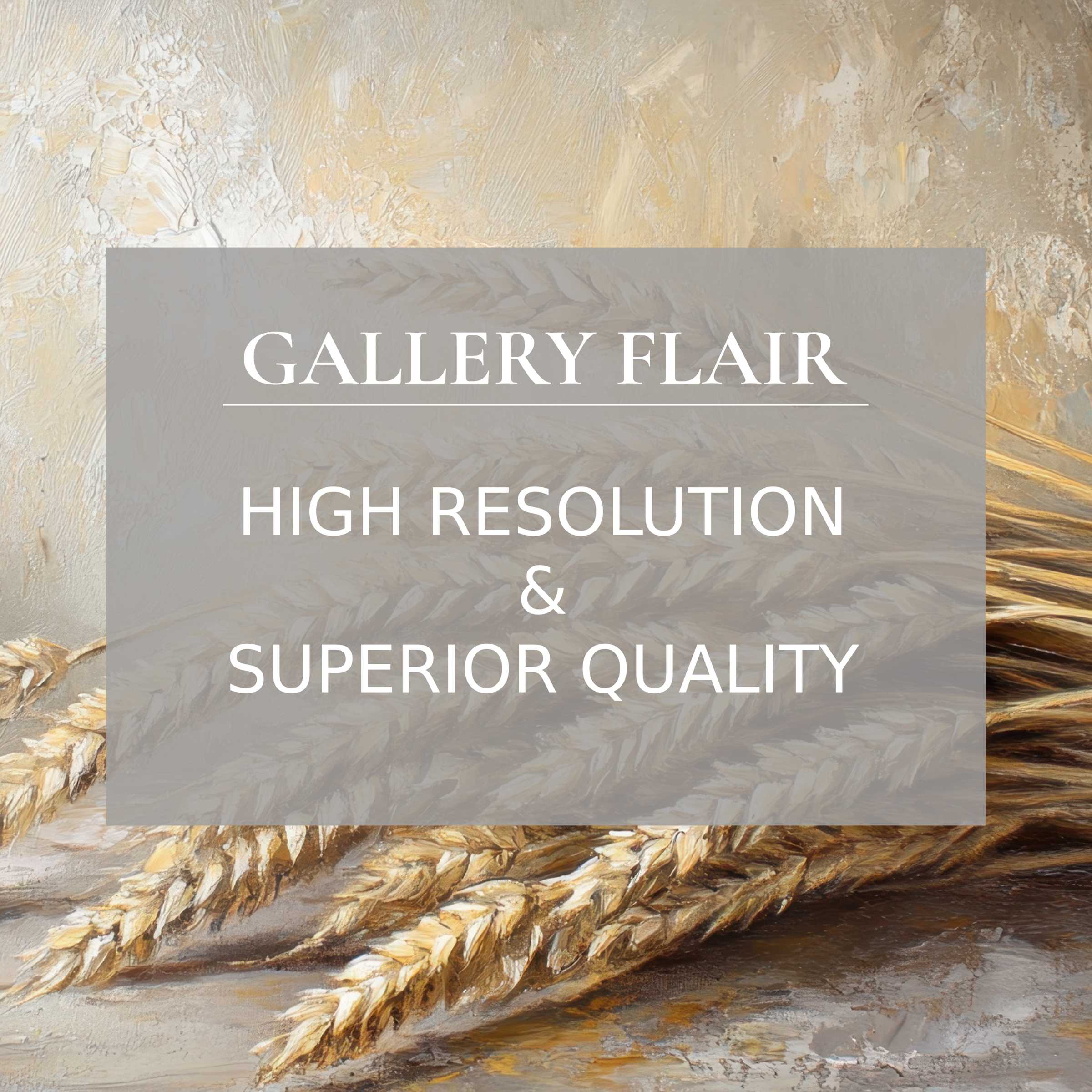 Elegant farmhouse Frame TV picture featuring high-resolution textured wheat in soft, neutral tones with refined clarity