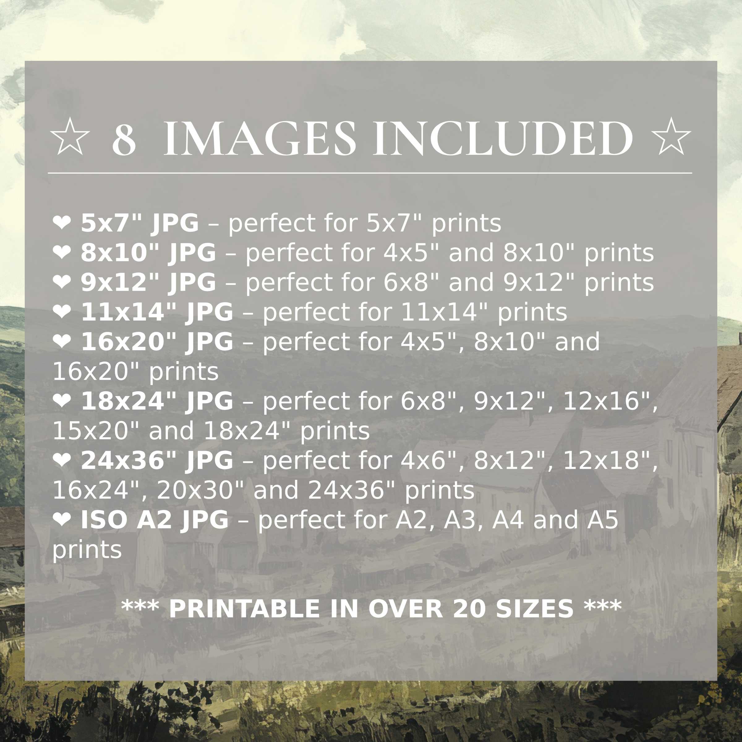 Vintage digital print infused with calming sage greens and soft neutrals, offered in 8 high-quality sizes to elevate modern interiors with versatile elegance