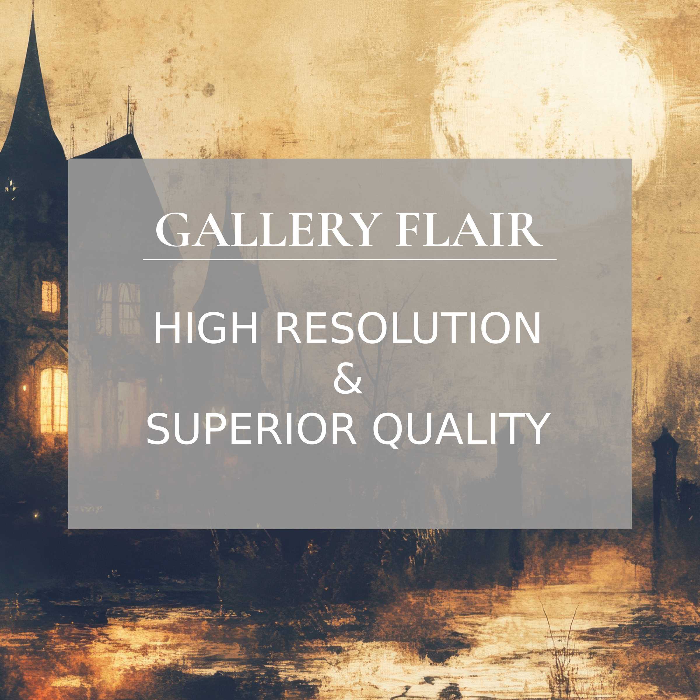 Evoke a hauntingly elegant ambiance with this high-resolution Halloween printable art, featuring luminous moonlight and intricate gothic details that enrich modern home decor
