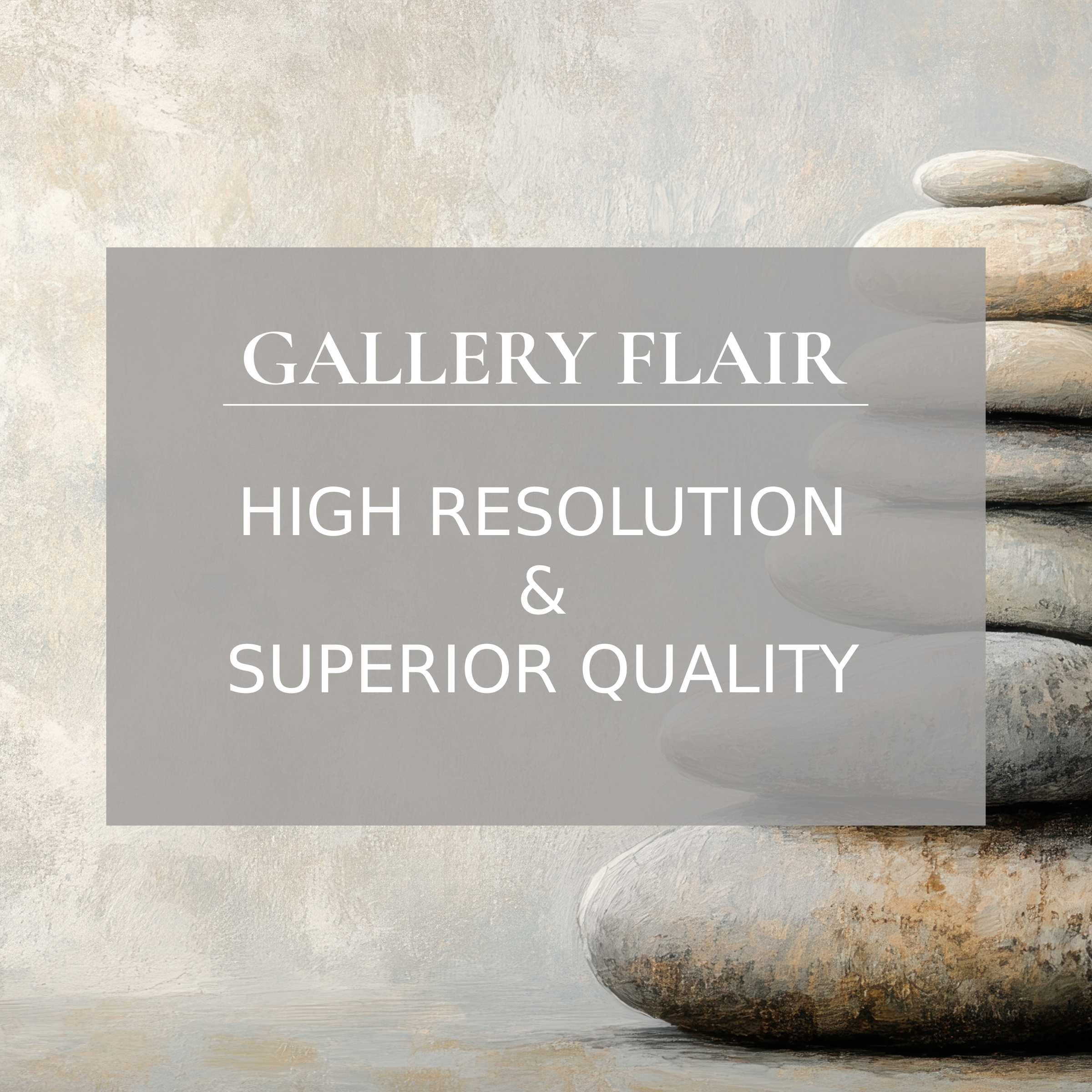 Serene neutral printable art featuring balanced stone stacks, elevating modern interiors with calming, refined textured detail