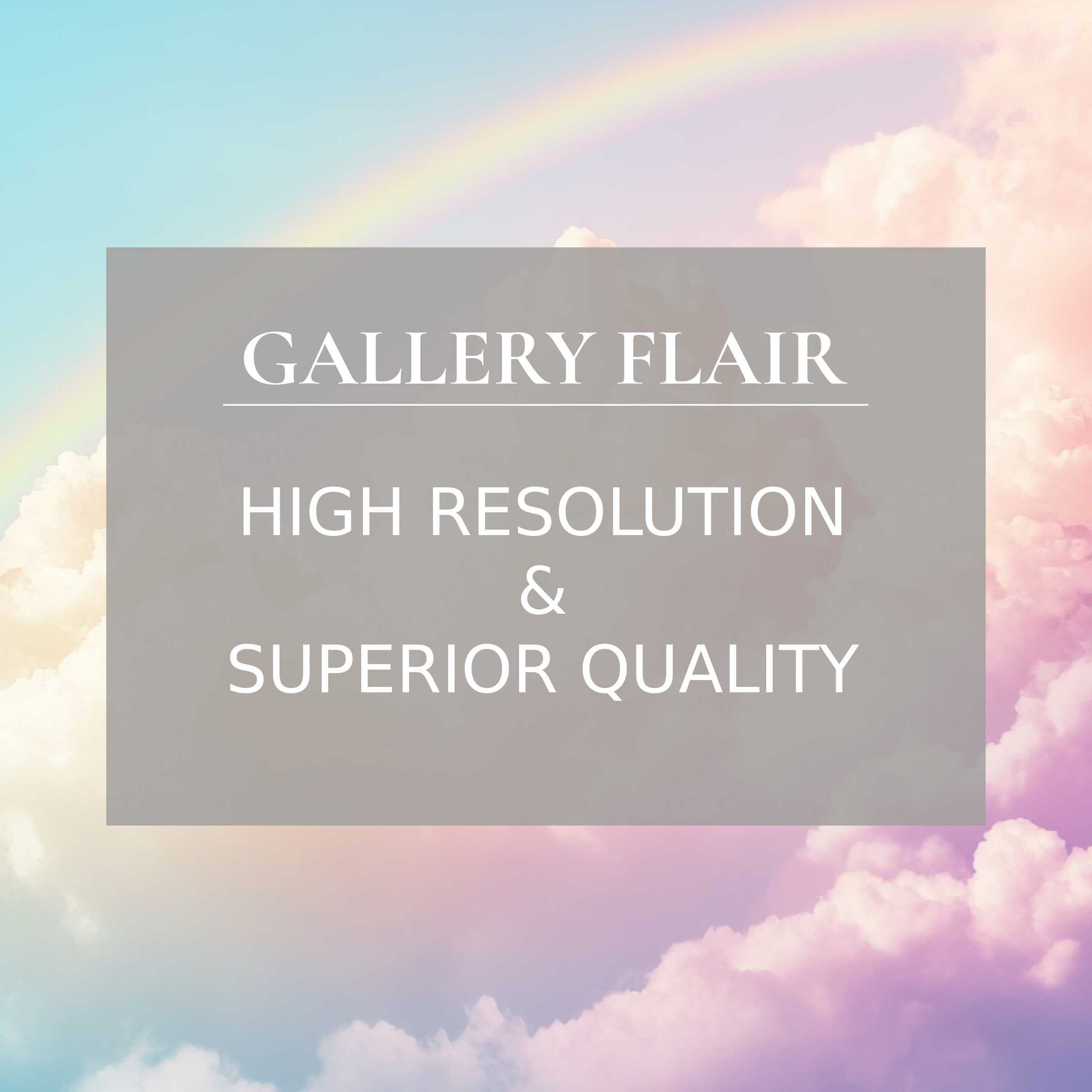Ethereal nursery printable art featuring a soft pastel rainbow and clouds, offering calming ambiance and refined, high-resolution detail