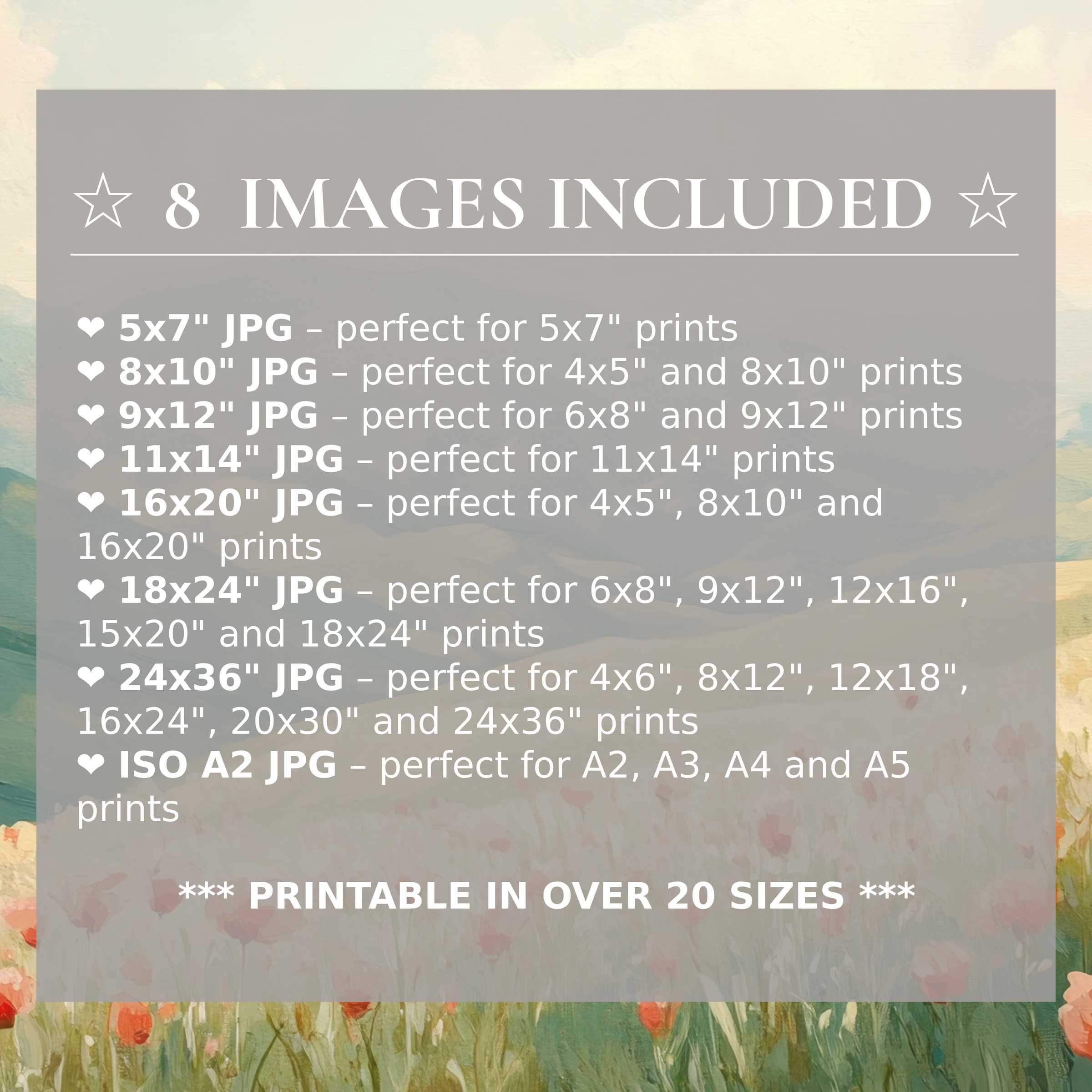 Spring digital print radiating soft greens and blush pinks, uplifting modern interiors with 8 high-quality sizes included