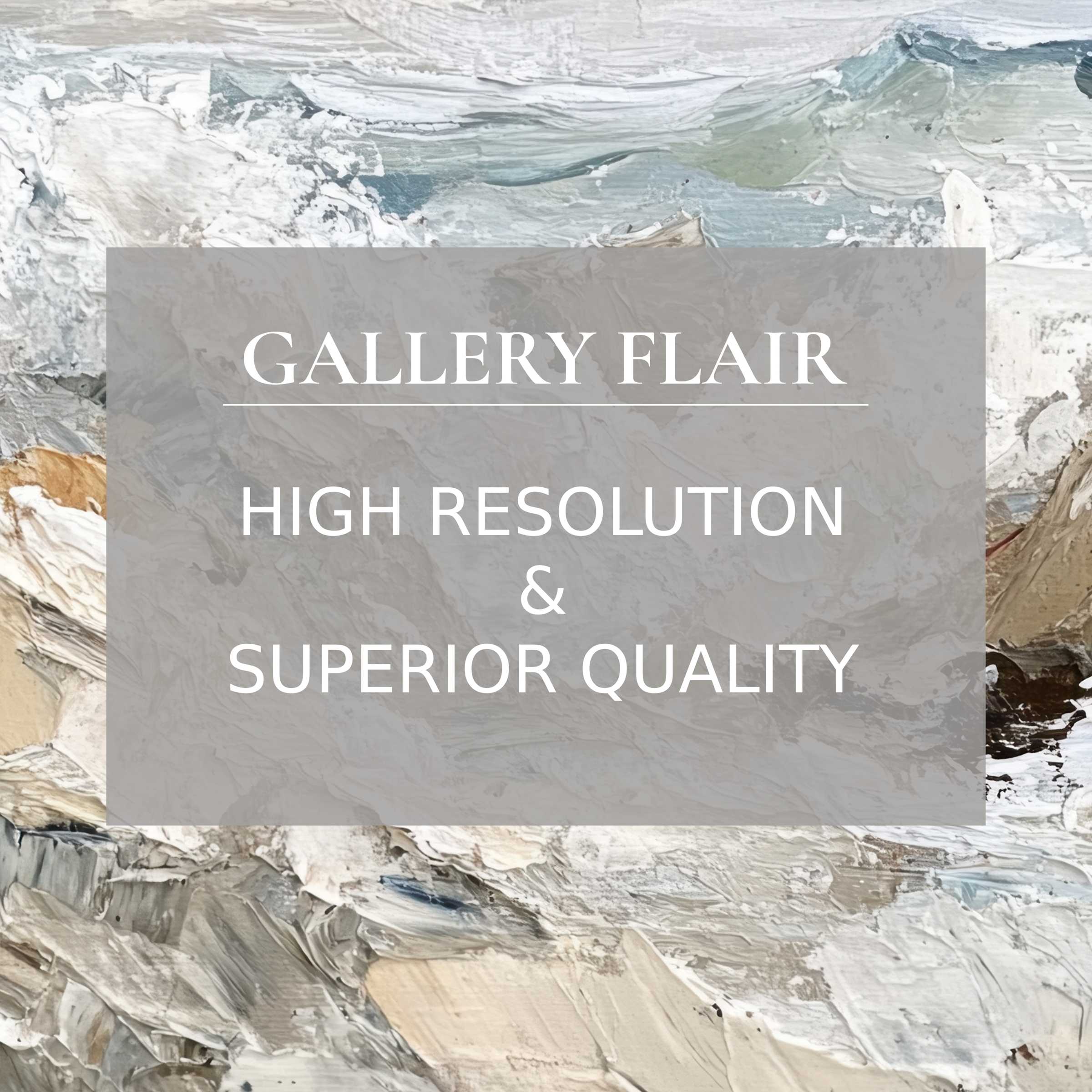 Elegant, textured beach Frame TV picture showcasing refined brushwork with crisp resolution and superior visual clarity
