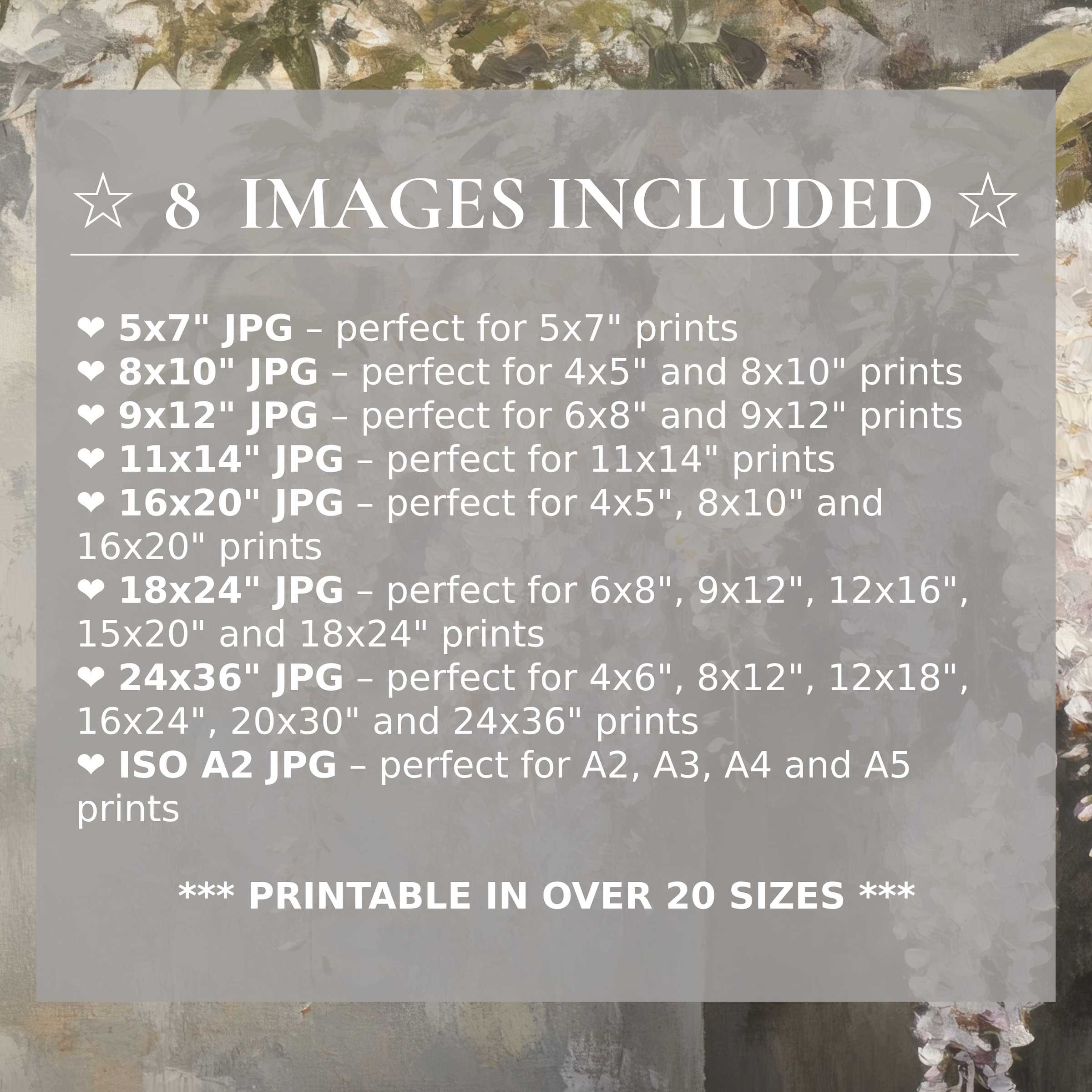 Botanical digital print in radiant olive and soft cream hues, delivered in 8 high-quality sizes to elevate modern interiors with versatile elegance