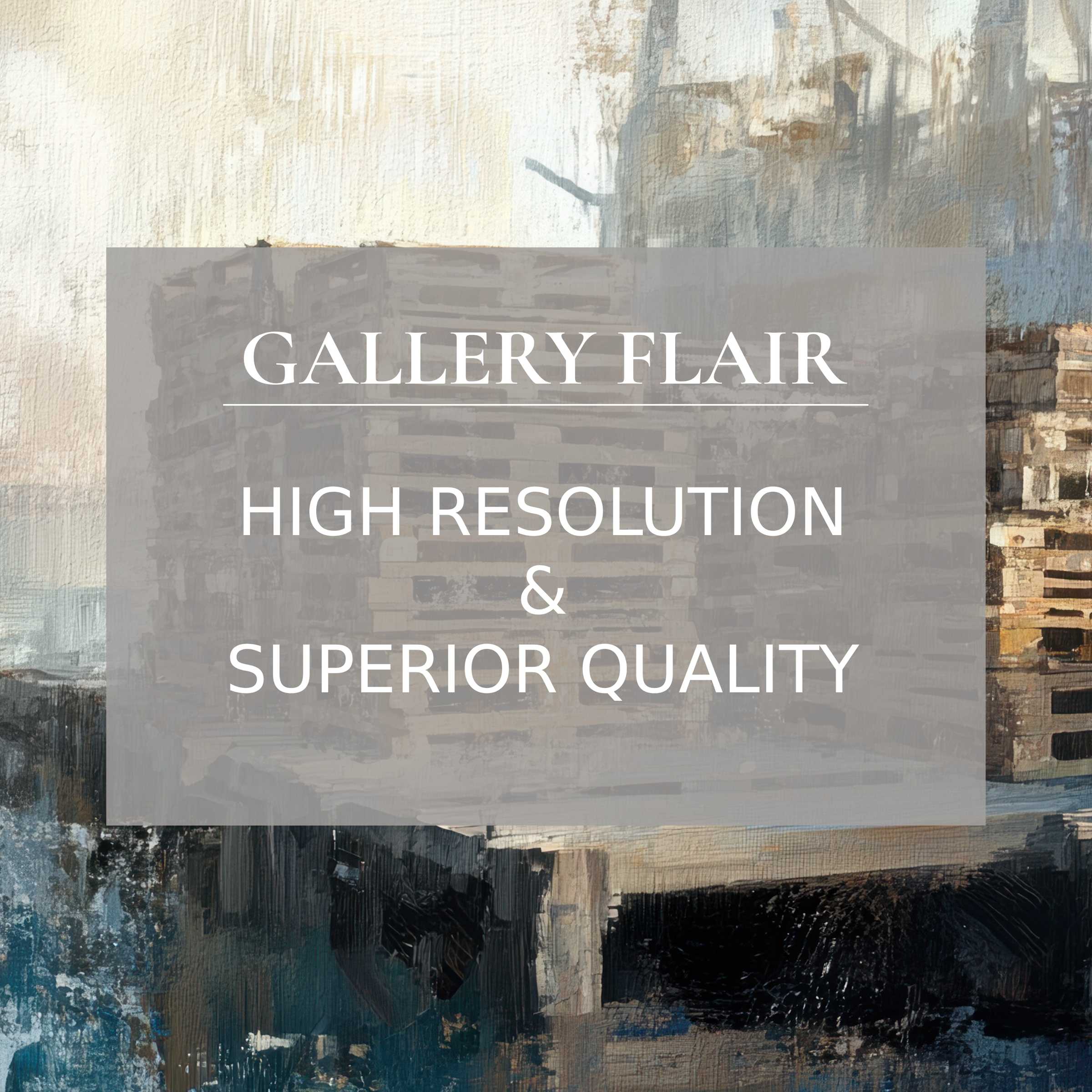 Elegant coastal Frame TV picture with high-resolution, textured brushstrokes in muted, sophisticated tones