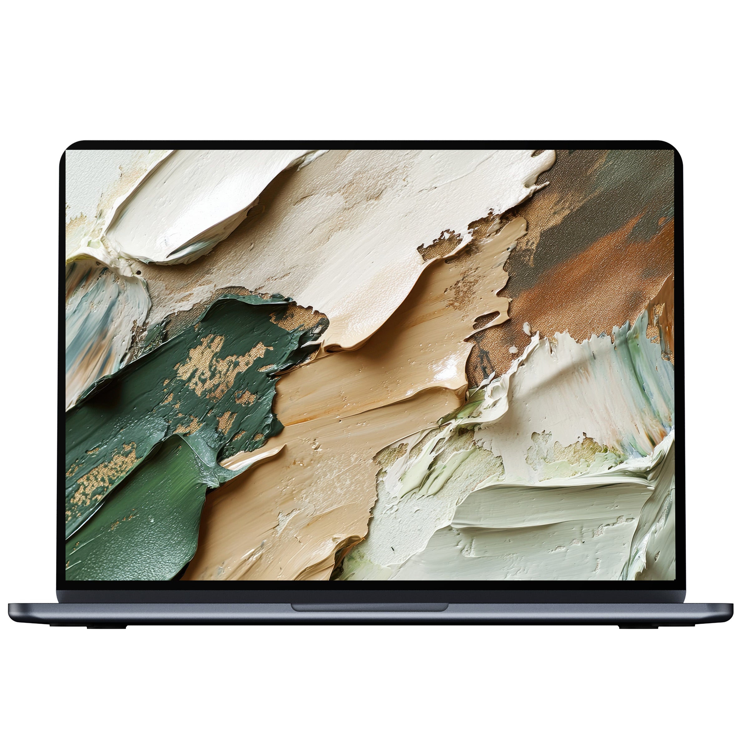 Elegant abstract desktop wallpaper featuring textured earth tones offers a calming digital download for PC and laptop screens