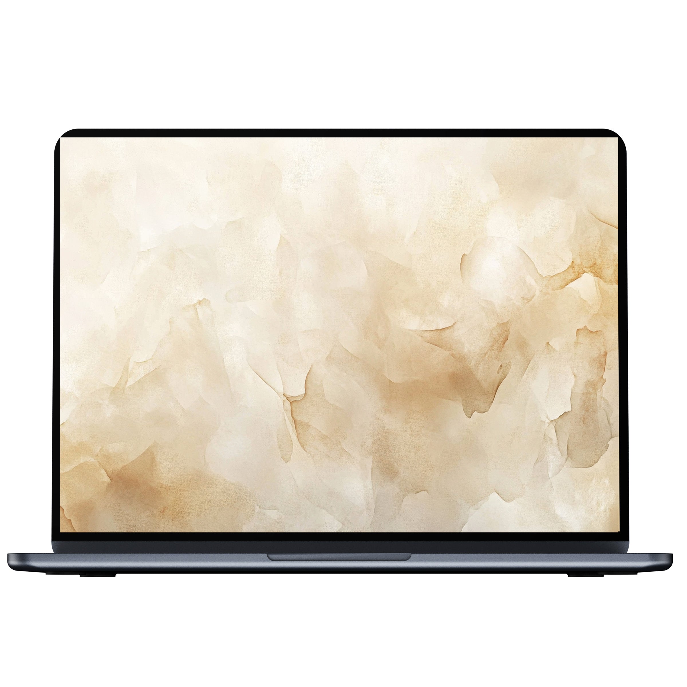 Elegant abstract desktop wallpaper in soothing beige tones enhances calm and inspiration for PC, laptop, and Mac digital download