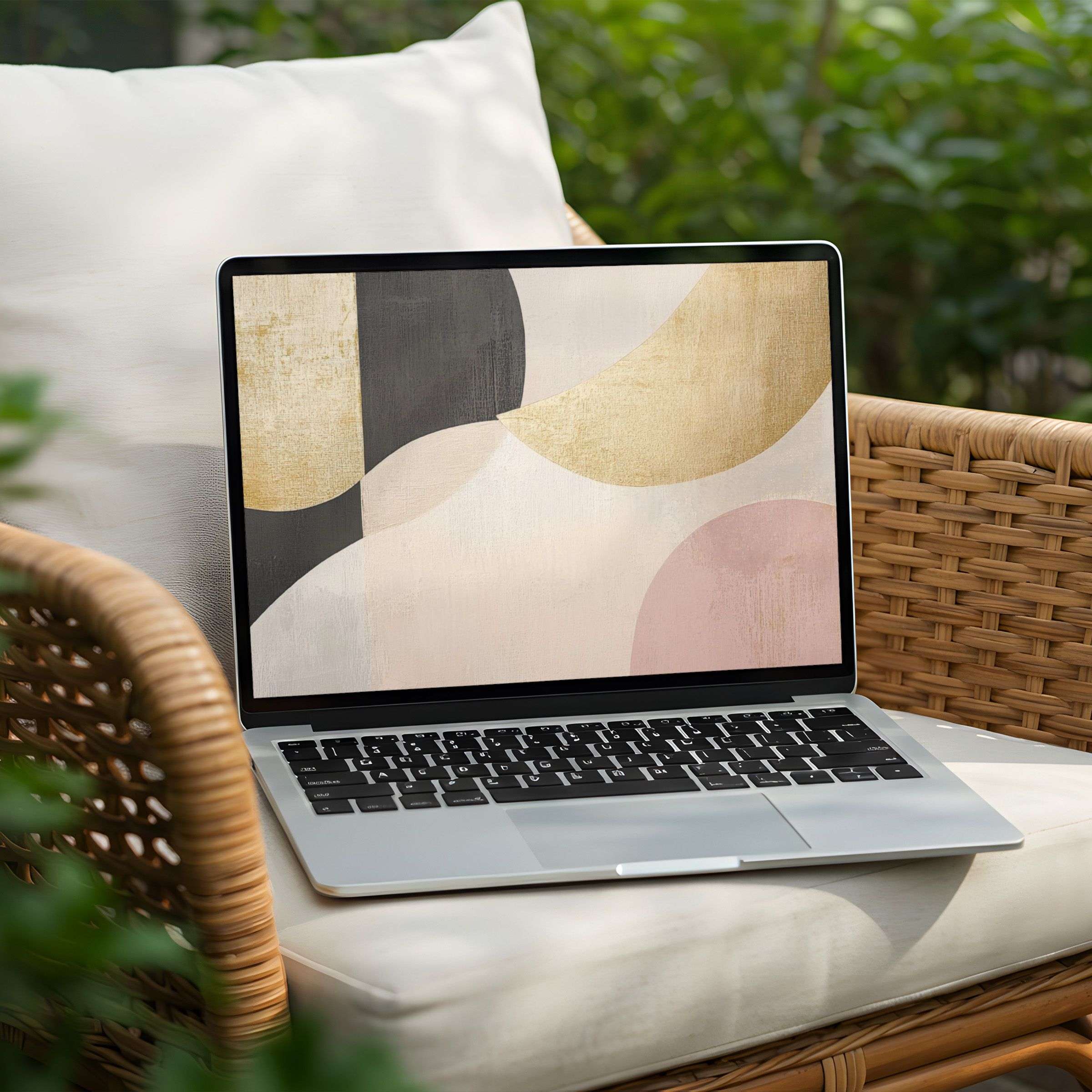 Download this abstract desktop background for your PC or Laptop to inspire calm elegance with instant download access
