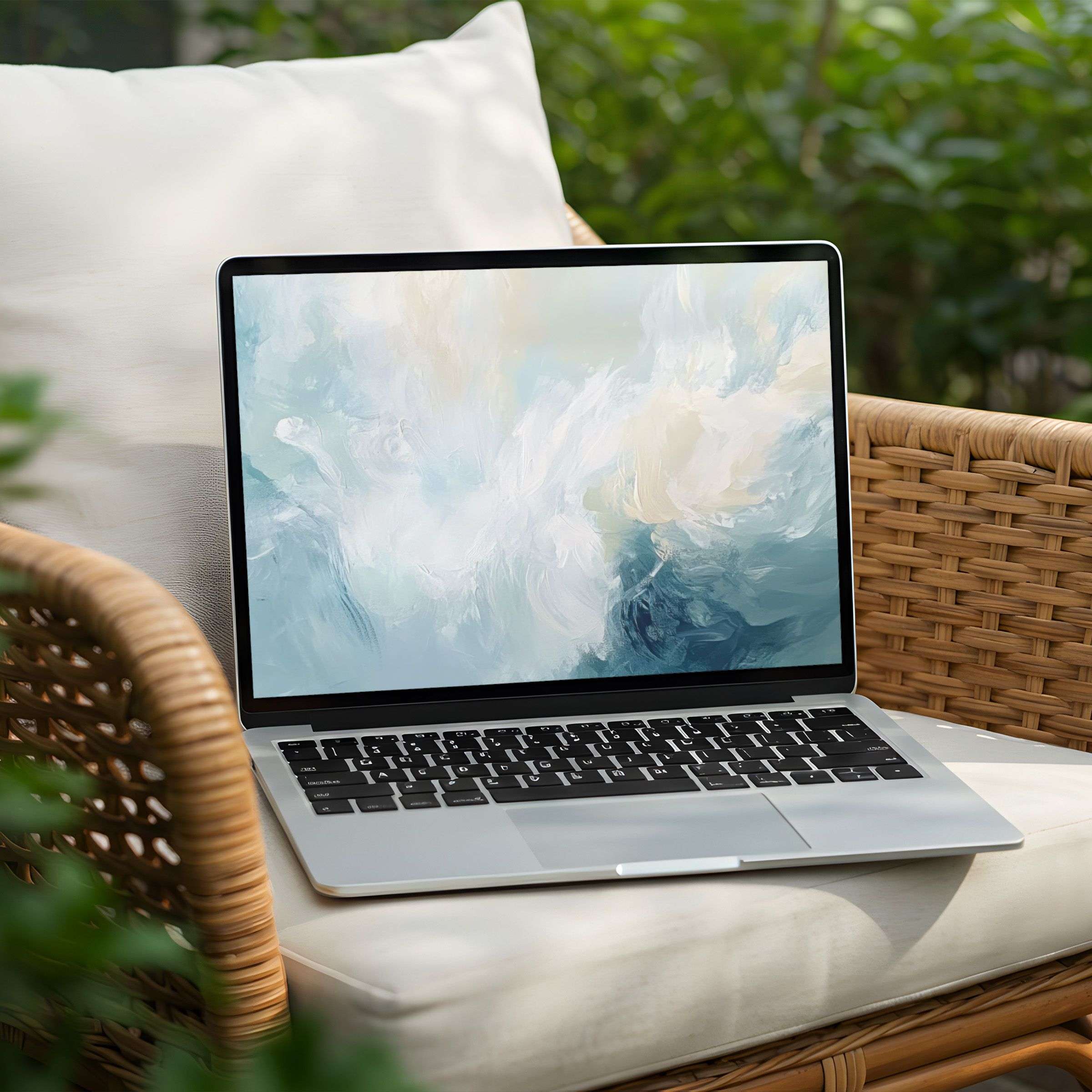 Inspire calm and mindfulness with this serene abstract desktop background for instant download on PC or Laptop screens