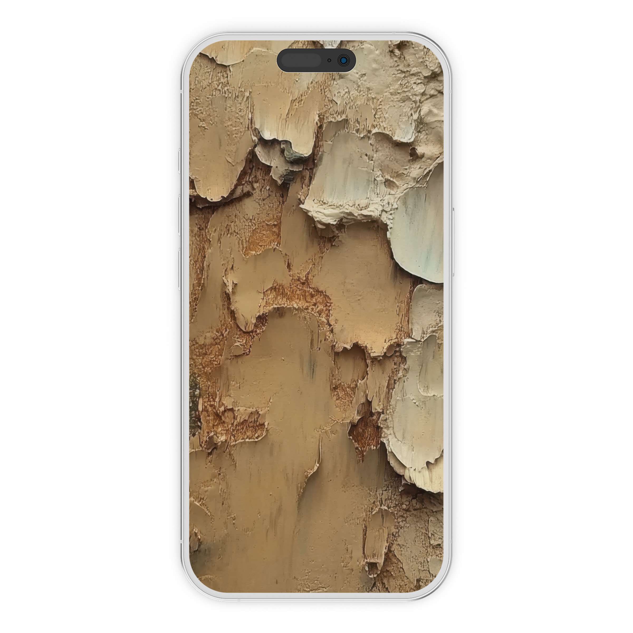 Textured earth-toned abstract iPhone wallpaper for a calming phone background available as a digital download for design enthusiasts