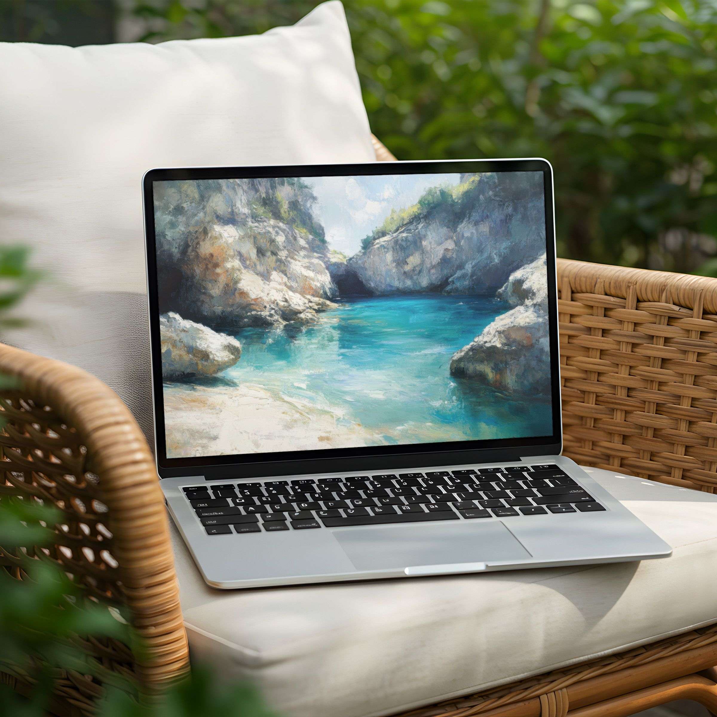 Inspire mindfulness with this elegant, calming desktop background for PC or Laptop; embrace instant download and serene vibes