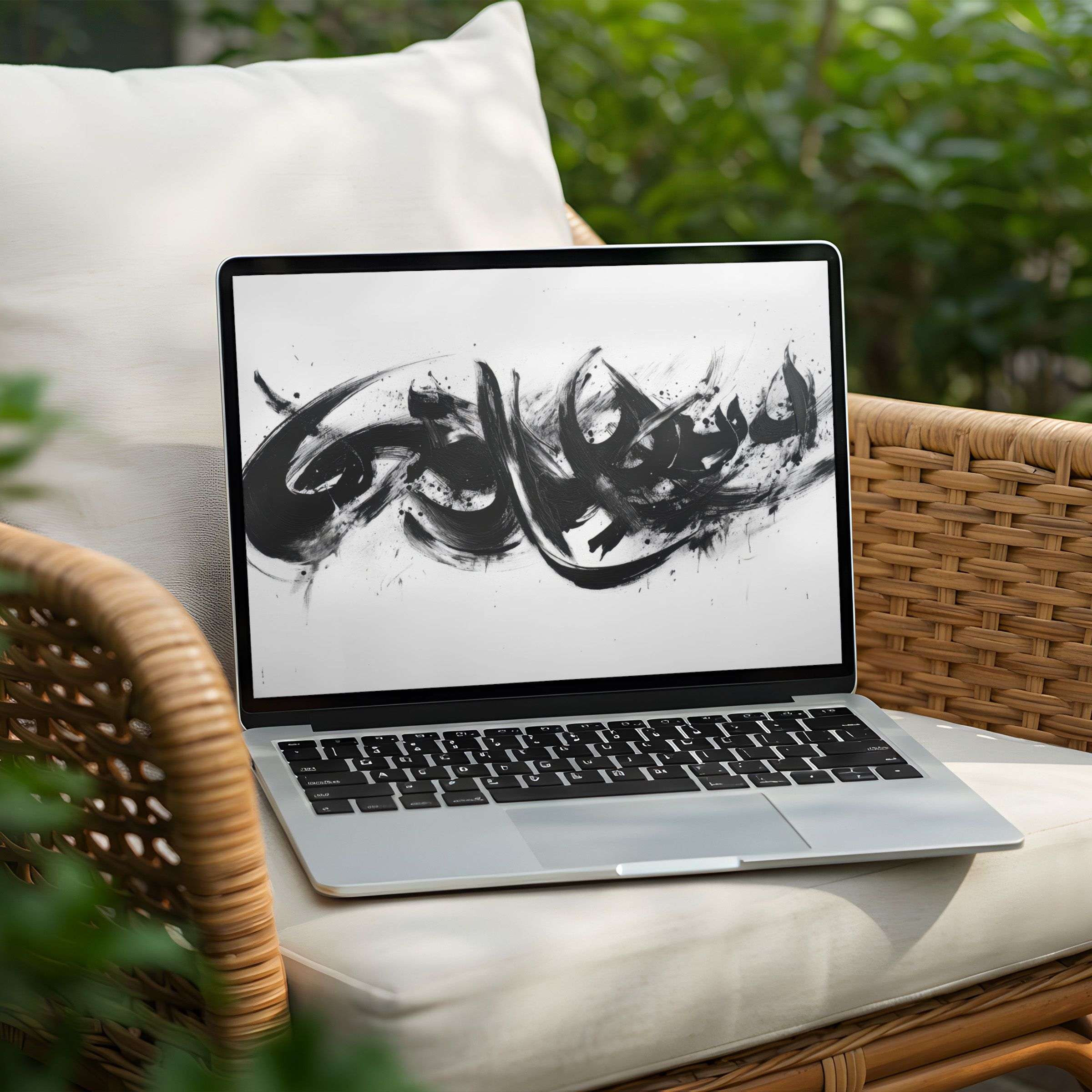 Explore a black-and-white abstract desktop background for PC and Laptop instant download to inspire elegance and mindfulness
