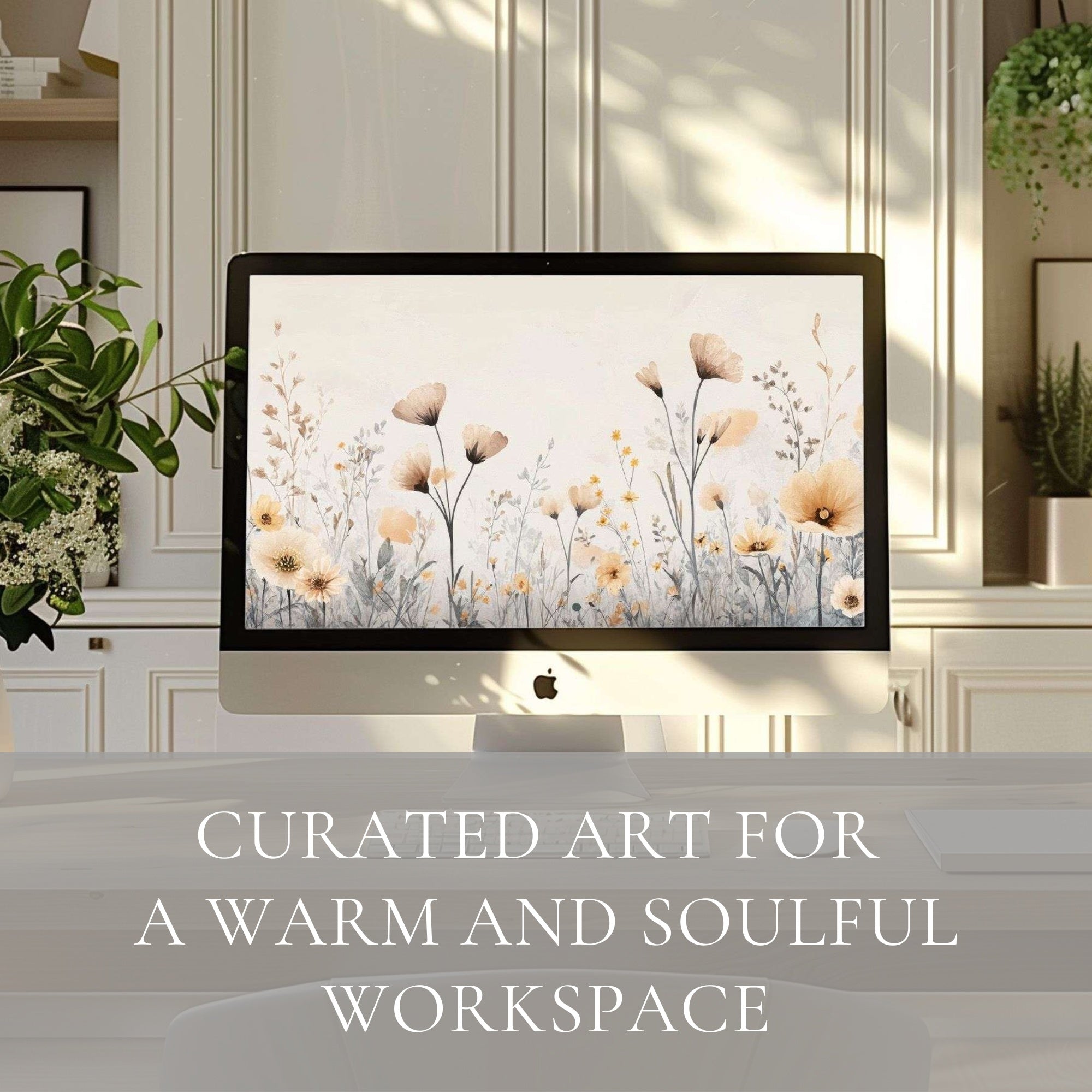 Boho Desktop Backgrounds – warm earthy tones and organic textures for a cozy bohemian aesthetic