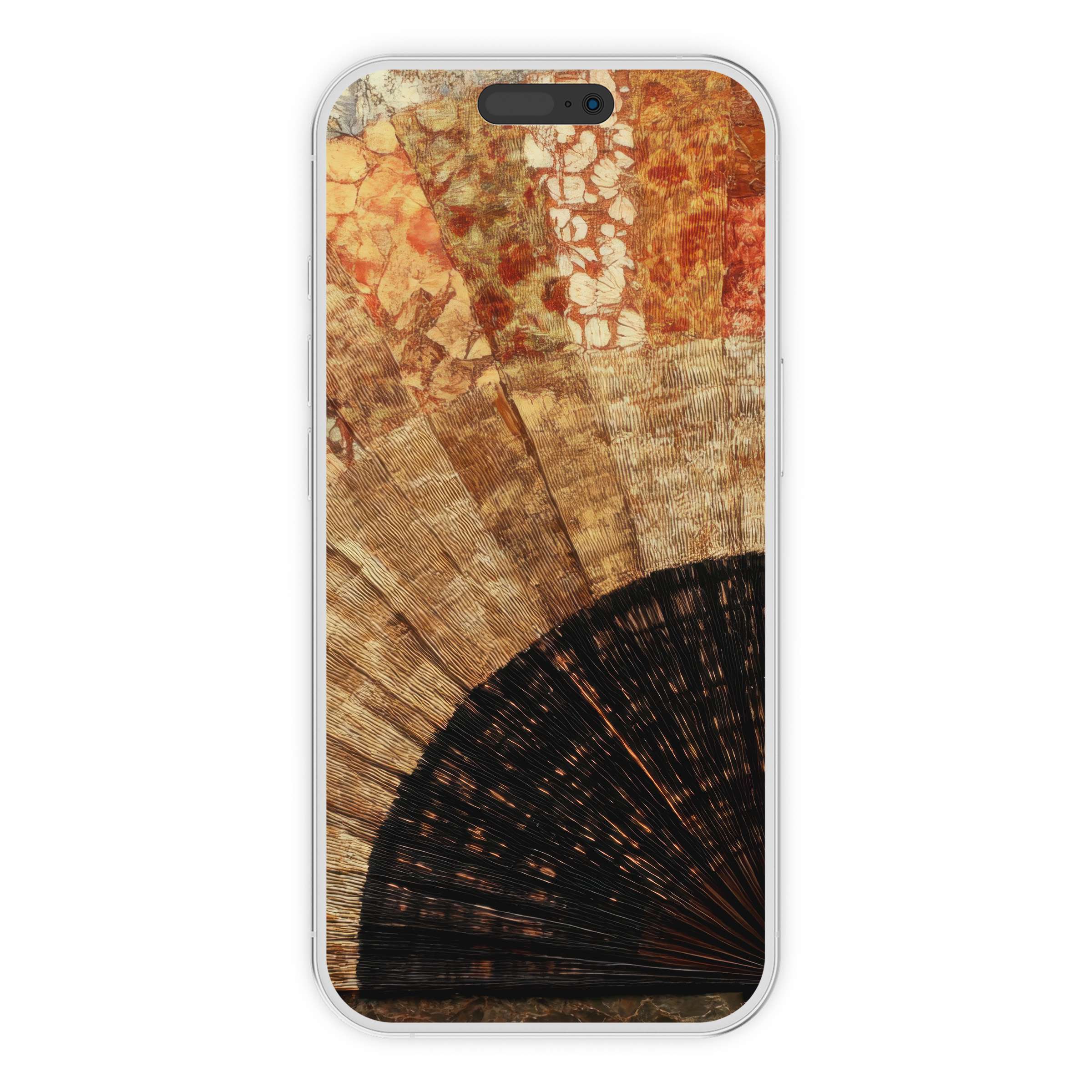 Elegant boho iPhone wallpaper with warm, earthy tones and texture, perfect digital download for phone backgrounds and inspiration