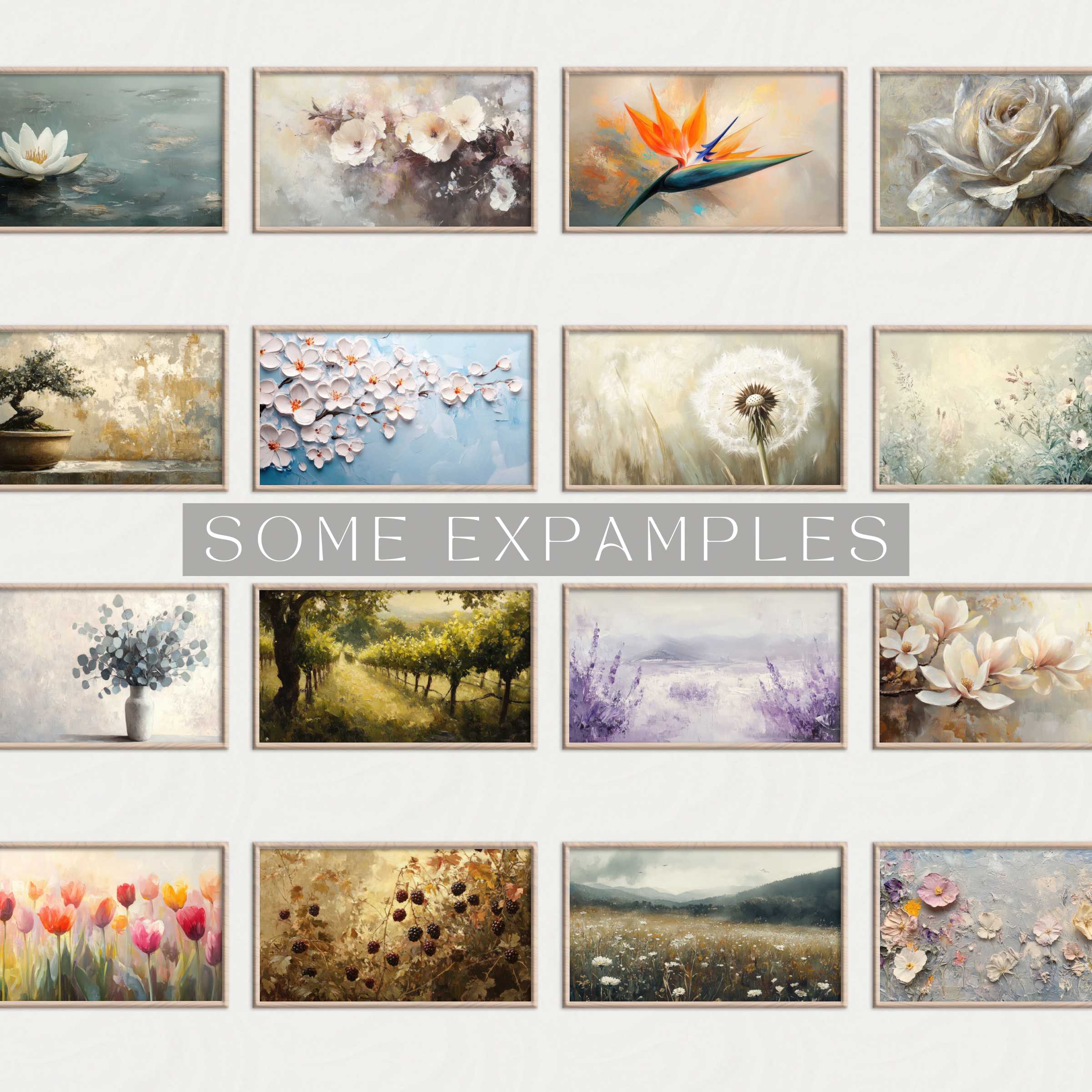 Elegant floral and nature-themed wallpaper for Mac and PC, high-resolution digital download for serene and curated computer backgrounds