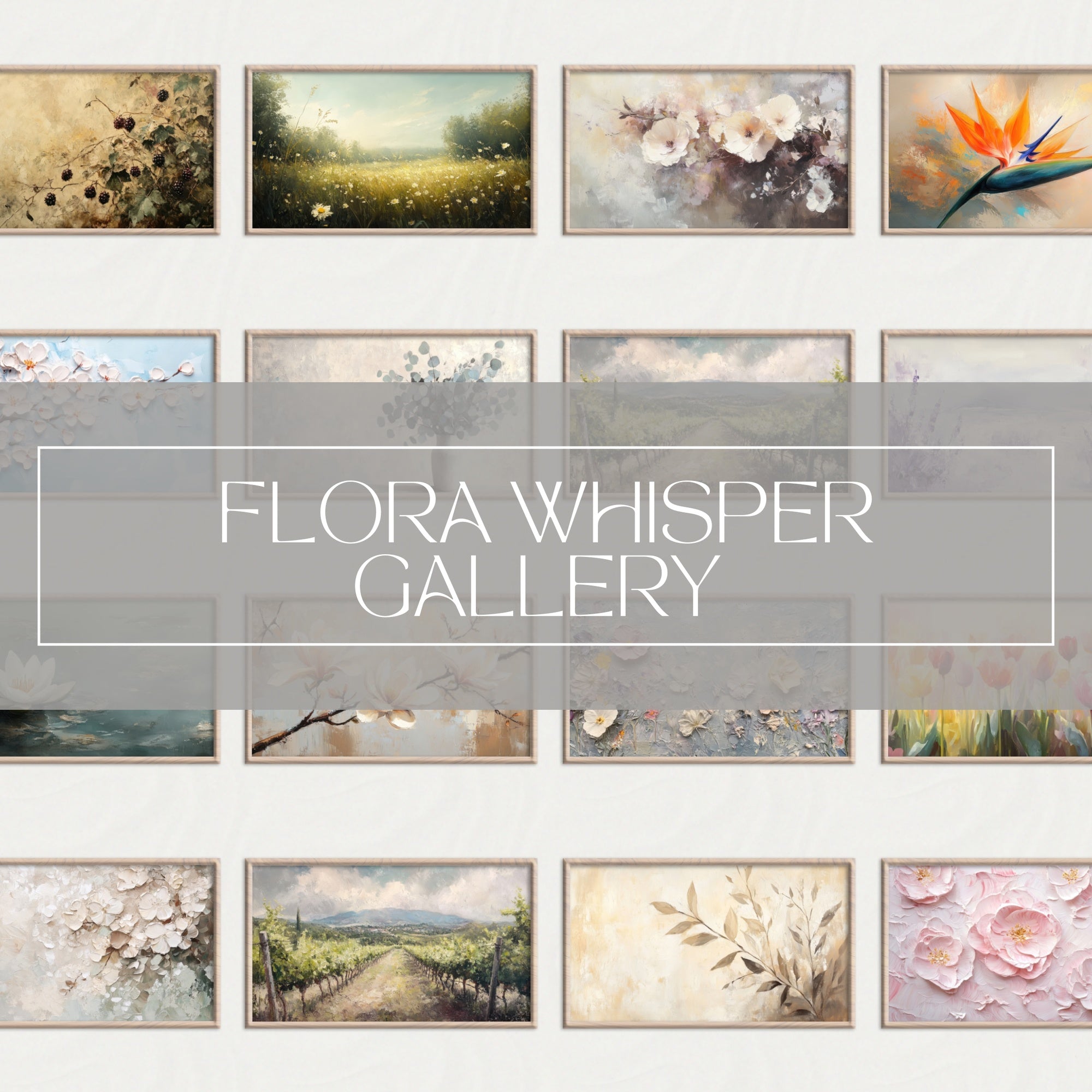 101 Botanical Printable Wall Art Set - instant digital download, curated nature wall art by Gallery Flair