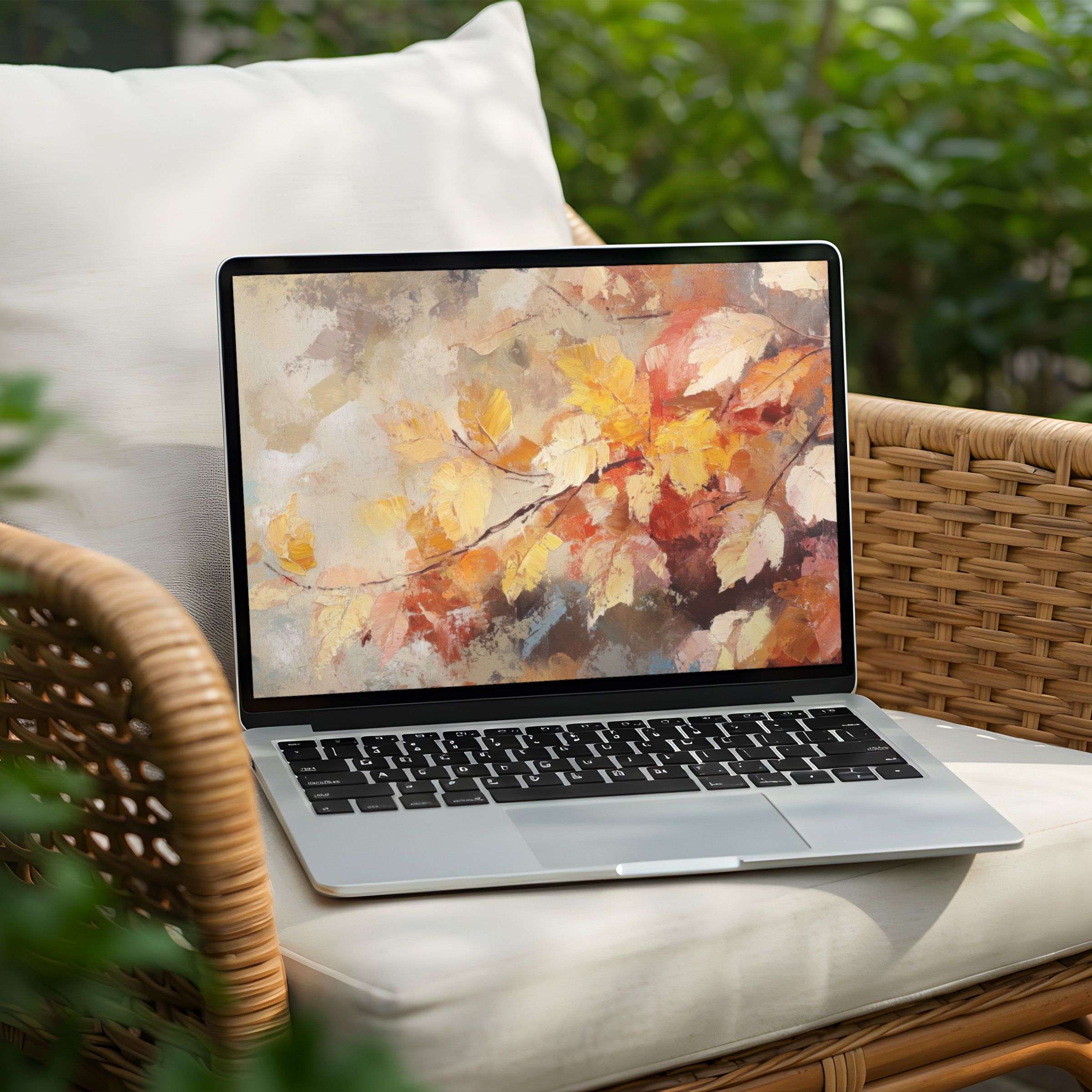 Warm autumn hues create an inspiring and calming desktop background for PC and Laptop instant download to enhance your space
