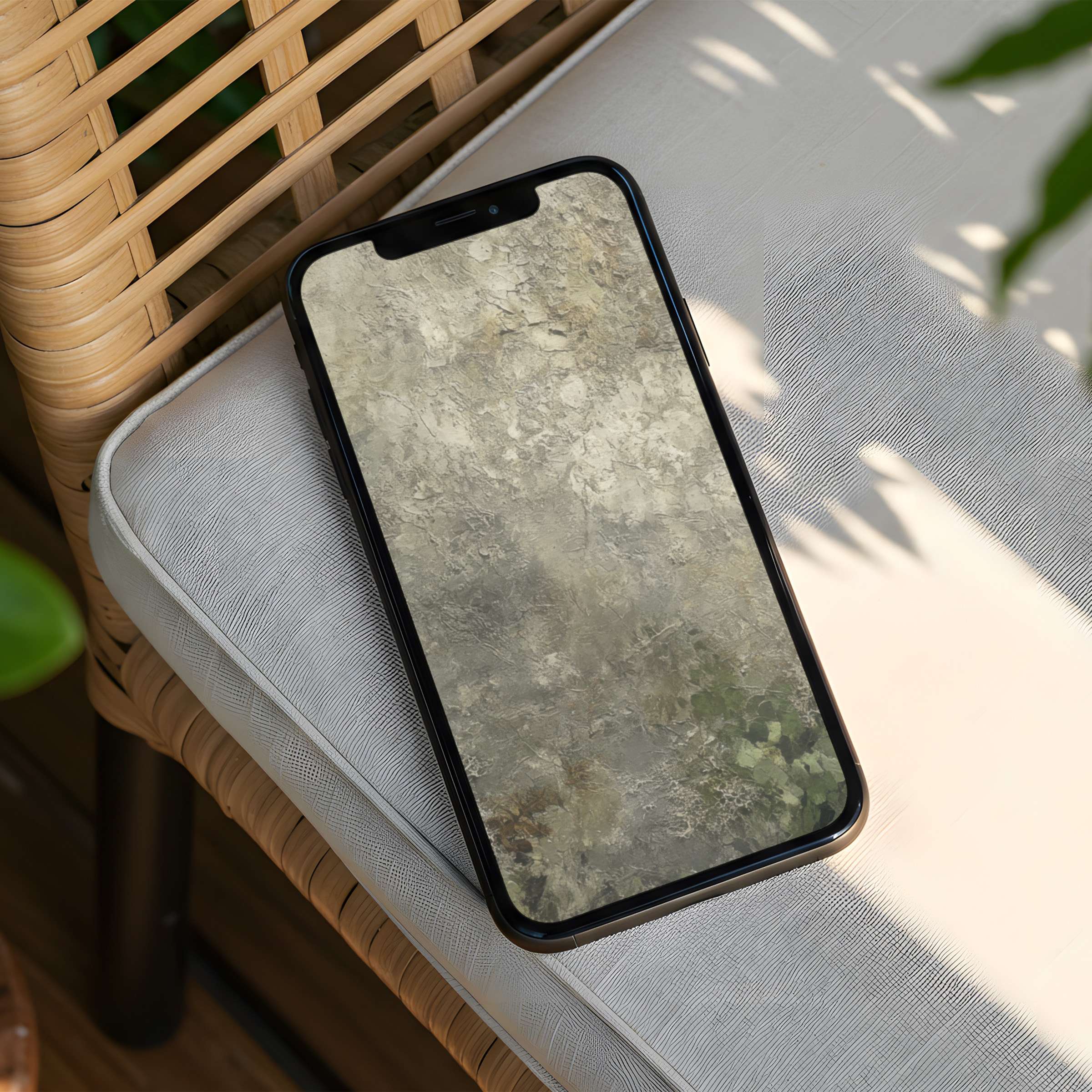 Elegant textured iPhone background in calming earthy tones inspires mindfulness and sophistication instant download for any phone