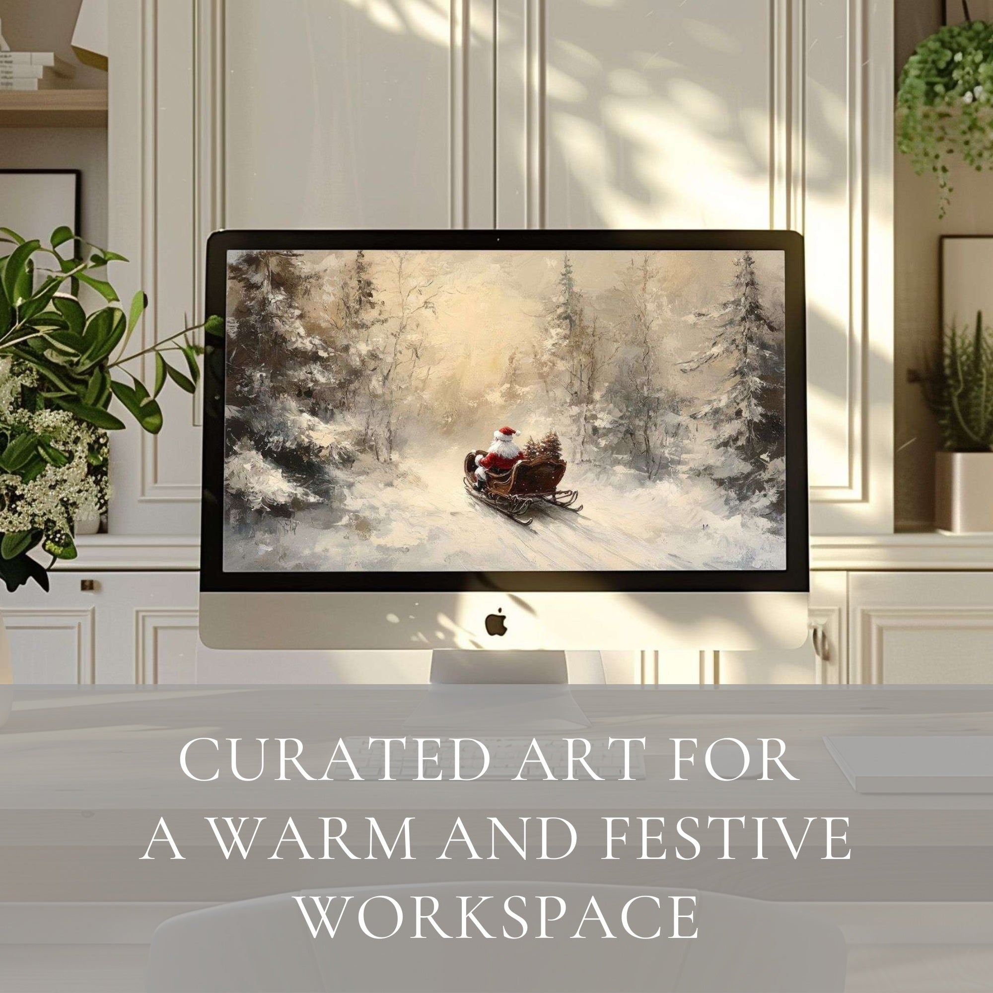 Christmas Desktop Backgrounds – cozy holiday imagery with warm lights and festive seasonal colors