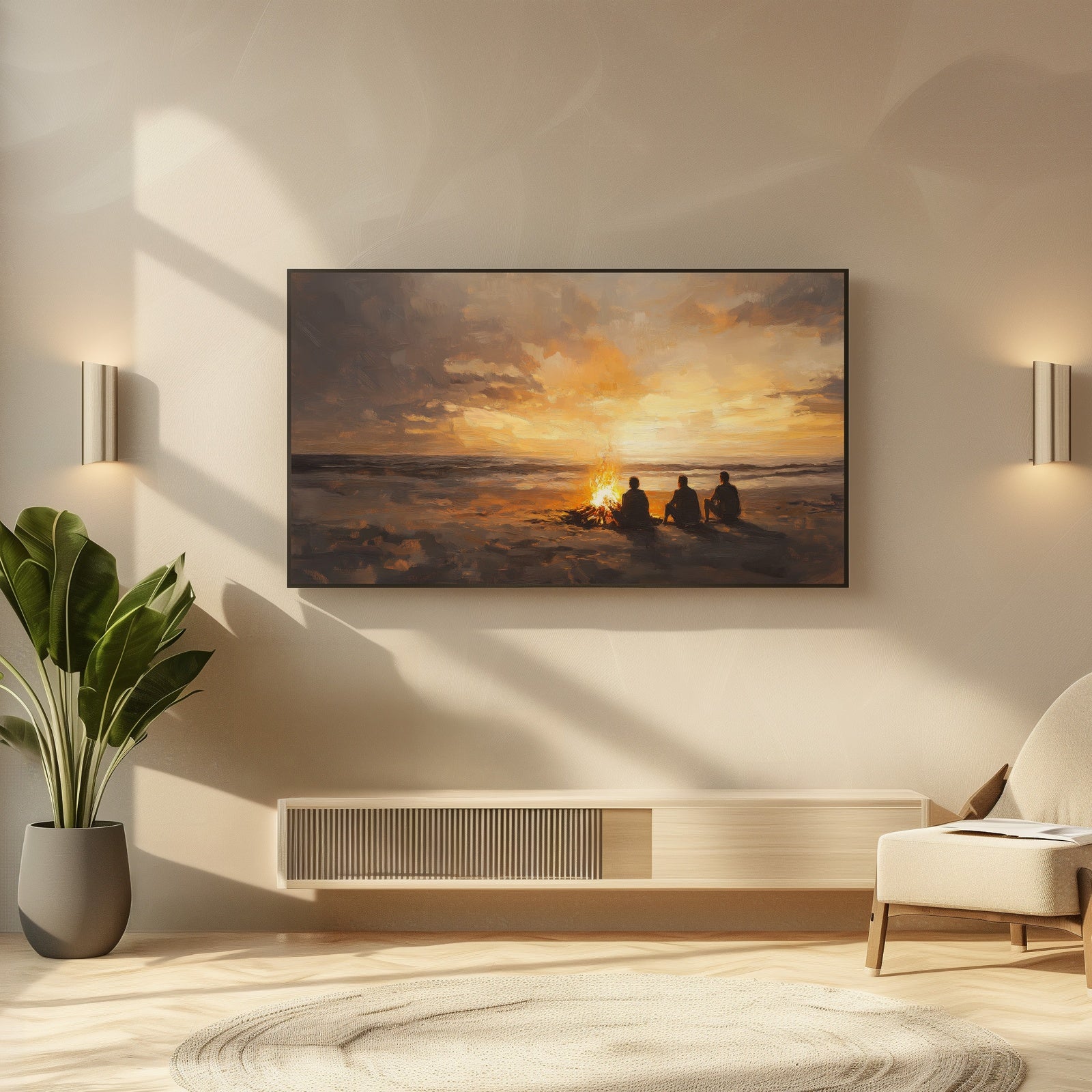 Beach Party Frame TV Art
