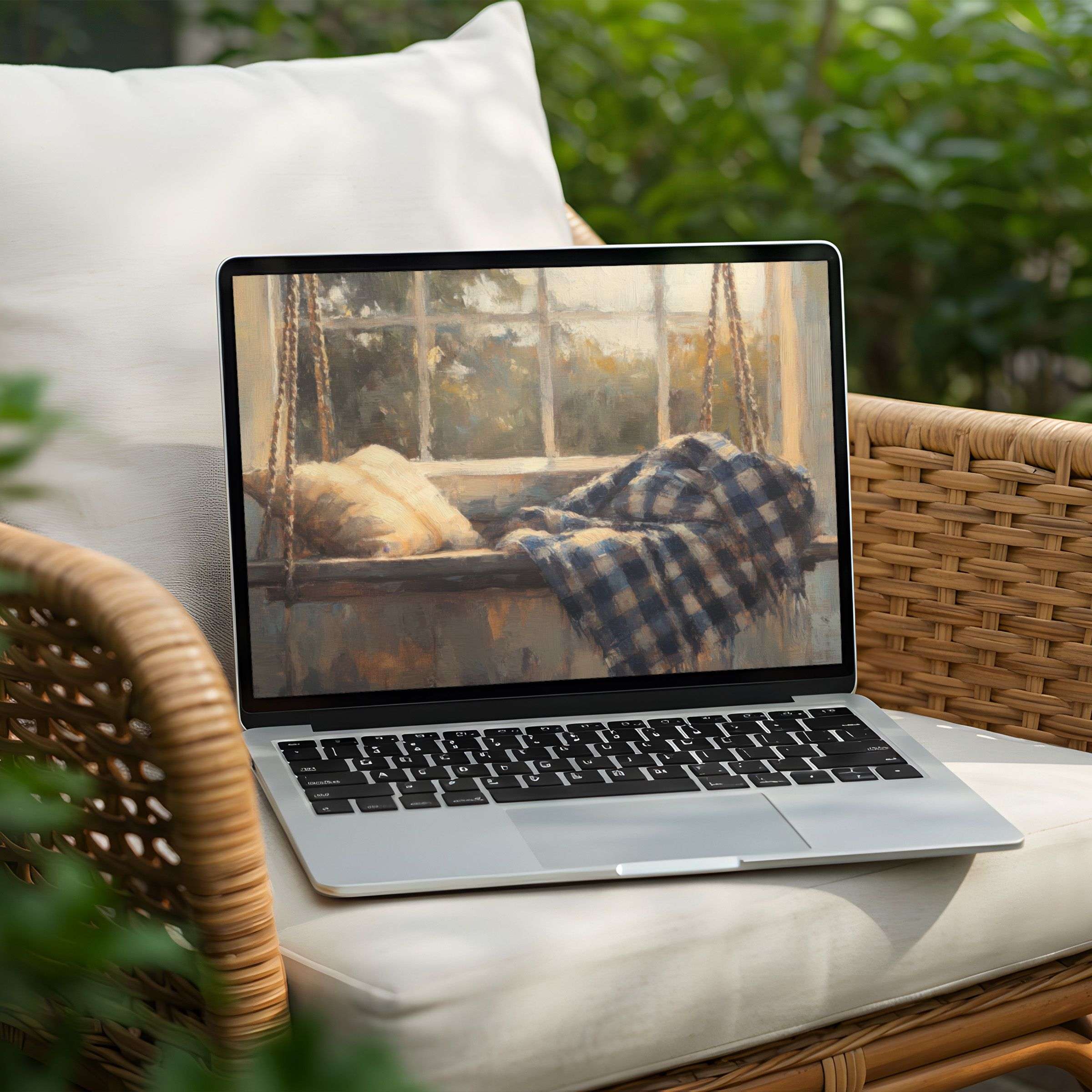 Romantic, cozy desktop background for instant download on PC or Laptop; embrace warmth and mindfulness with elegance