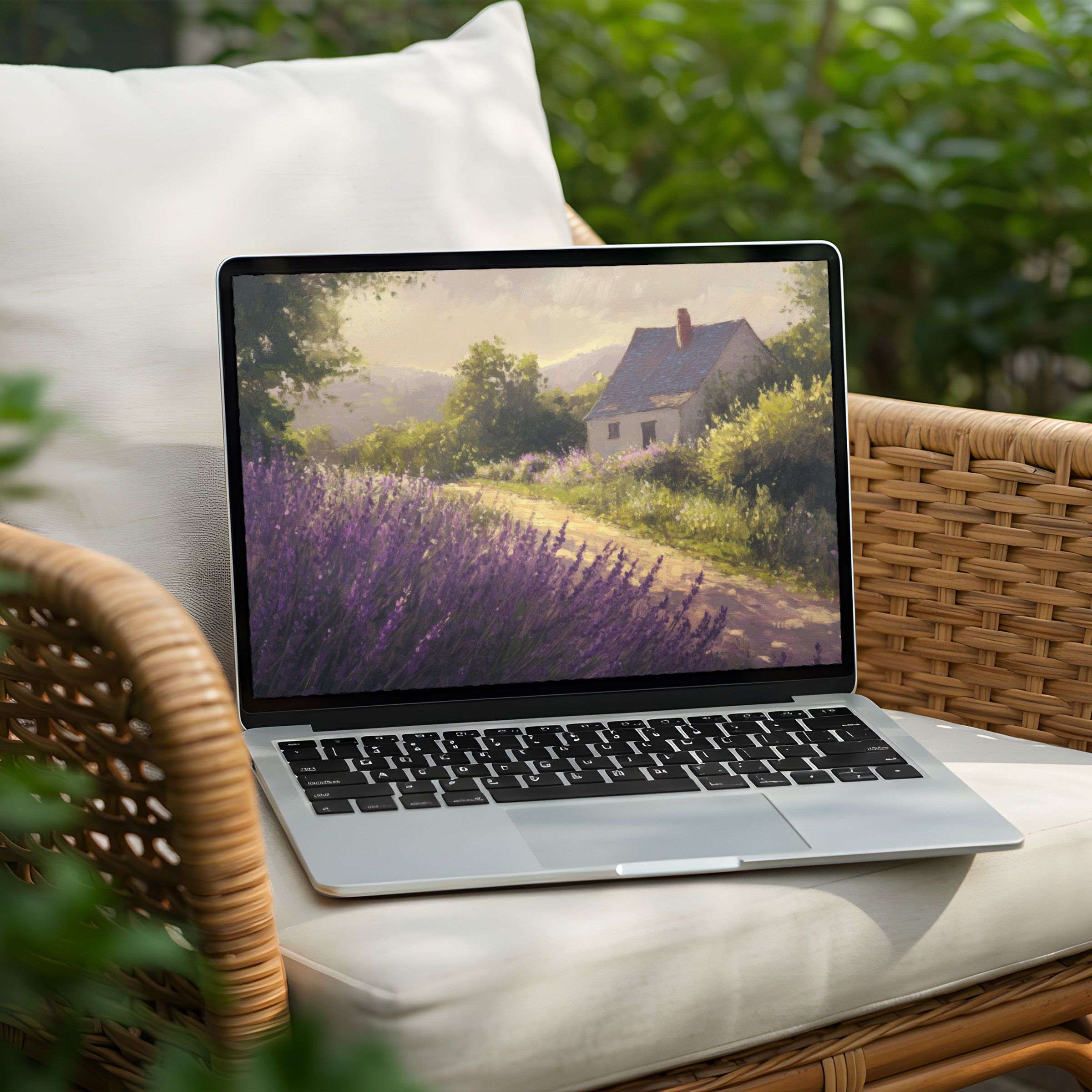 Serene landscape desktop background for PC and Laptop instant download to inspire elegance and calm in your digital space