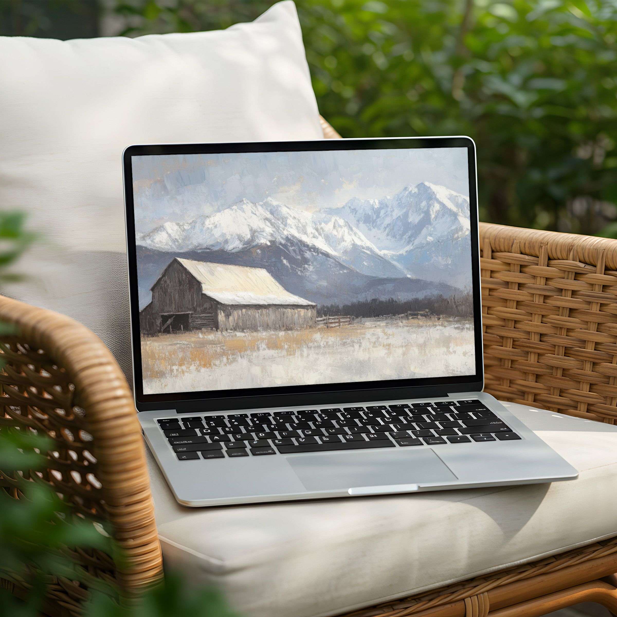 Download this elegant desktop background for PC or Laptop featuring serene mountain vistas to inspire calm and mindfulness instantly