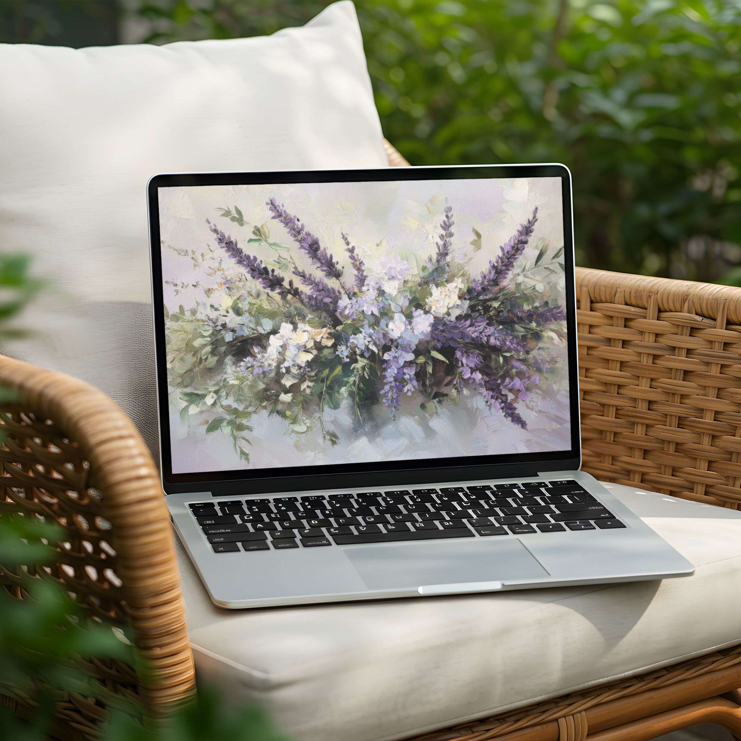 Lavender-themed desktop background for instant download on PC or Laptop inspiring calm elegance on your digital space