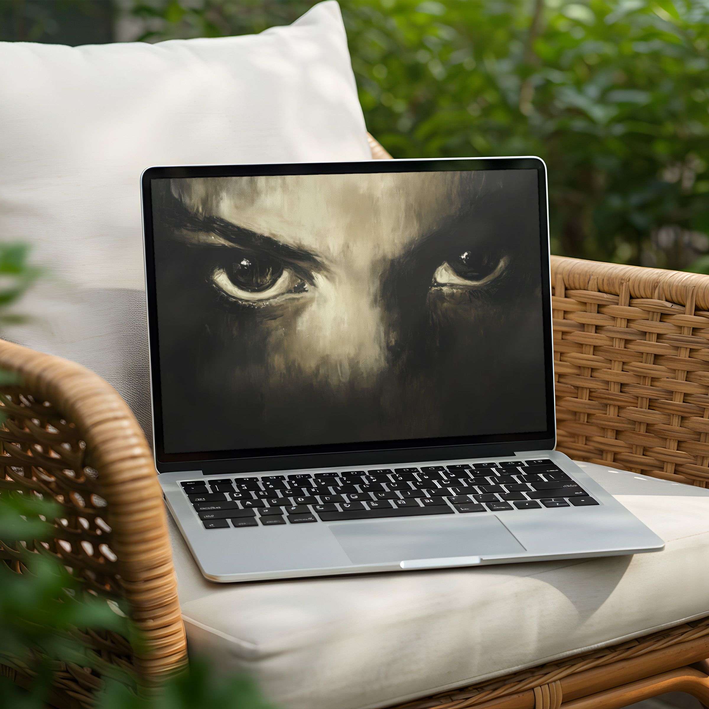 Inspire focus with a captivating desktop background on a laptop available for instant download for PC and tablet users
